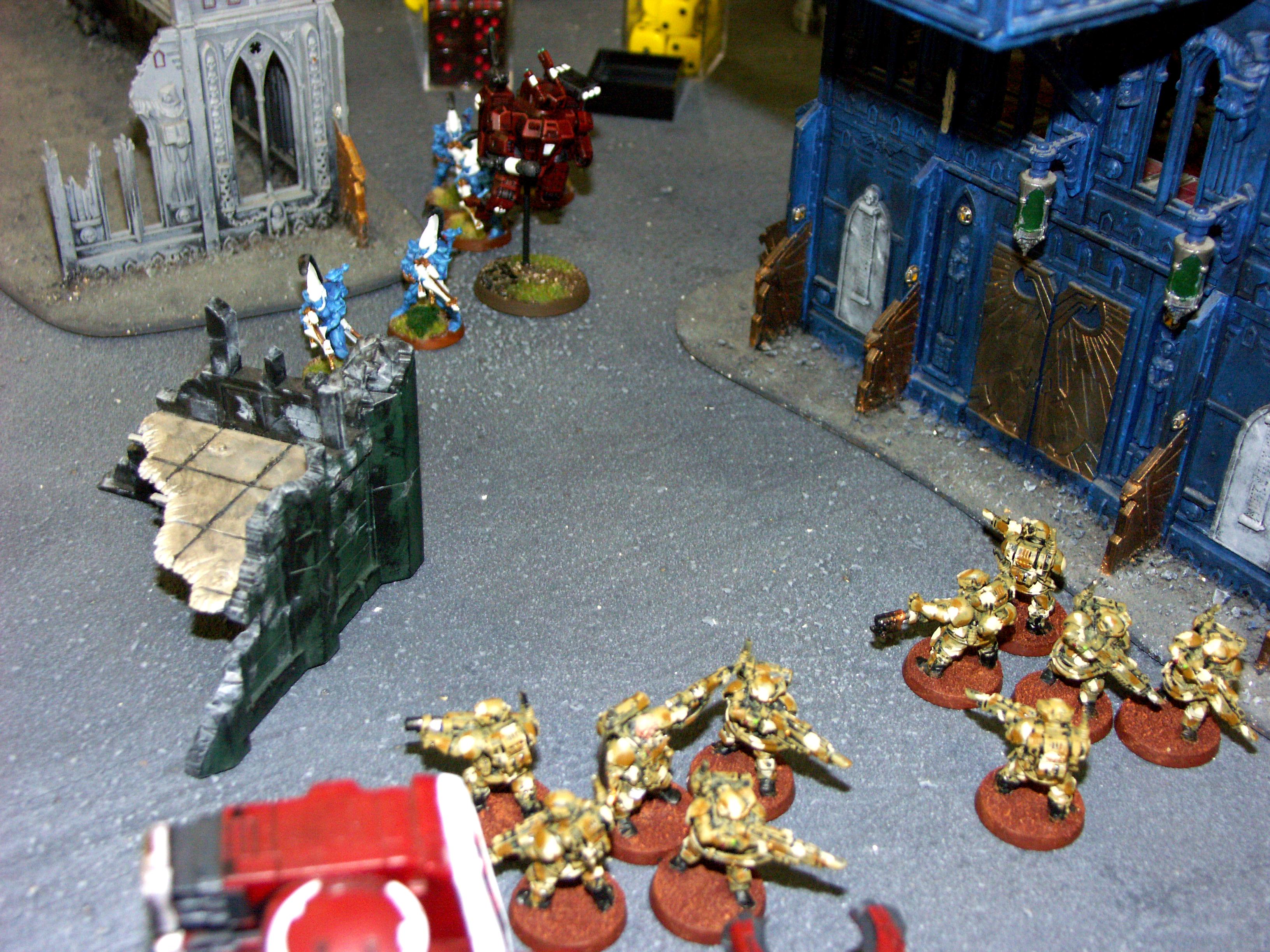Battle Report, Campaign, Cities Of Death, Eldar, Guard, Imperial, Tau