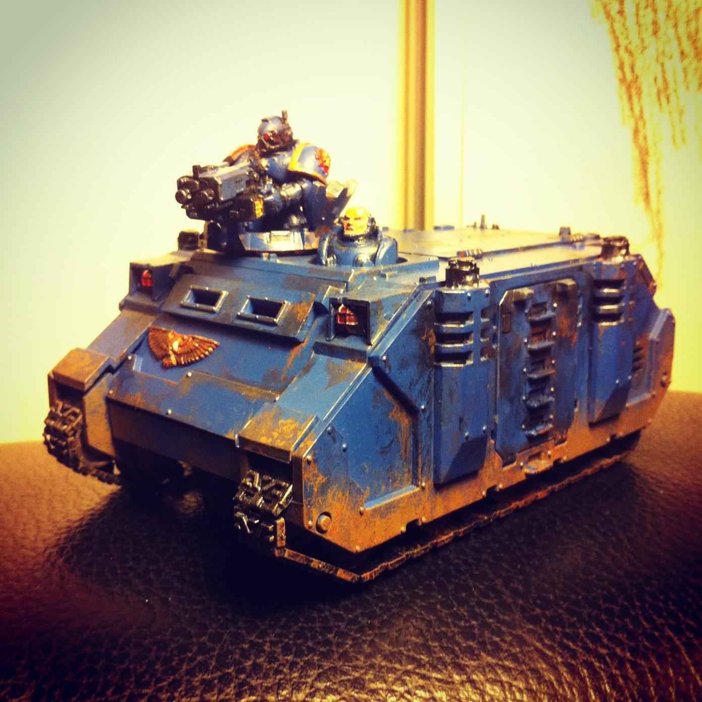 Rhino, Space Marines, Ultramarines, Warhammer 40,000