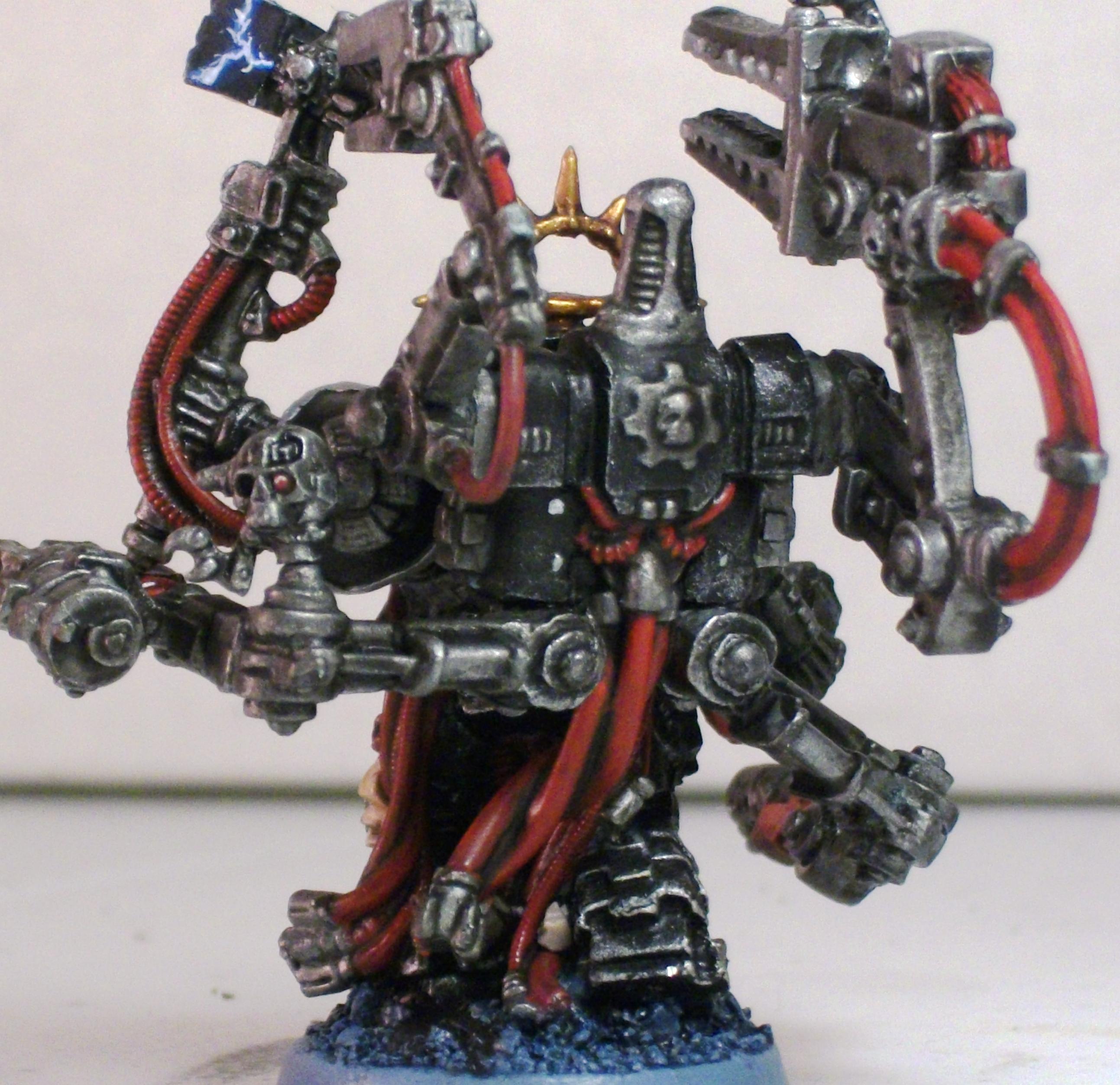 Harness, Iron Father, Iron Hands, Master Of The Forge, Servo, Space Marines, Techmarine, Vaylund Cal