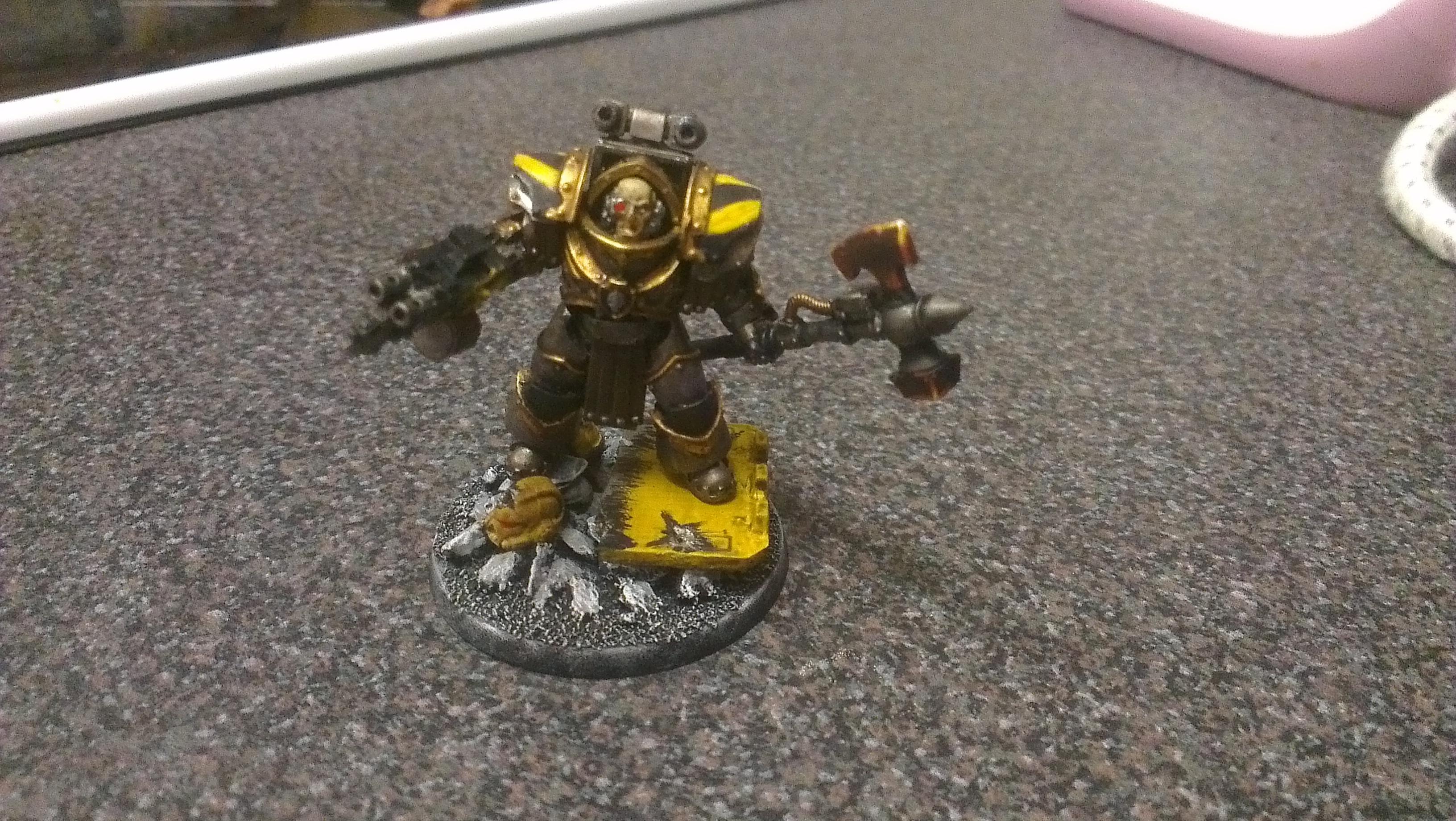 Cataphractii, Chaos, Forge World, Horus Heresy, Iron Warriors, Lord, Terminator Armor