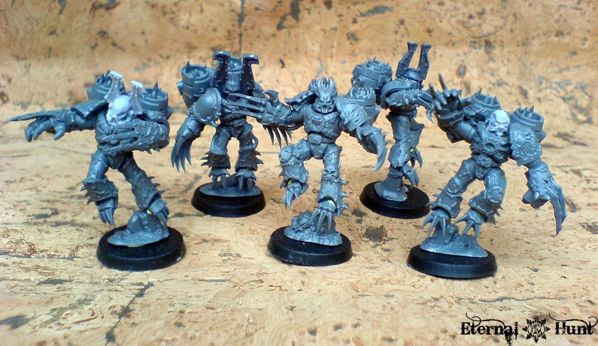 Chaos, Chaos Space Marines, Conversion, Harriers, Jump Infantry, Khorne, Raptors, Warhammer 40,000, Warp Talons, Work In Progress, World Eaters