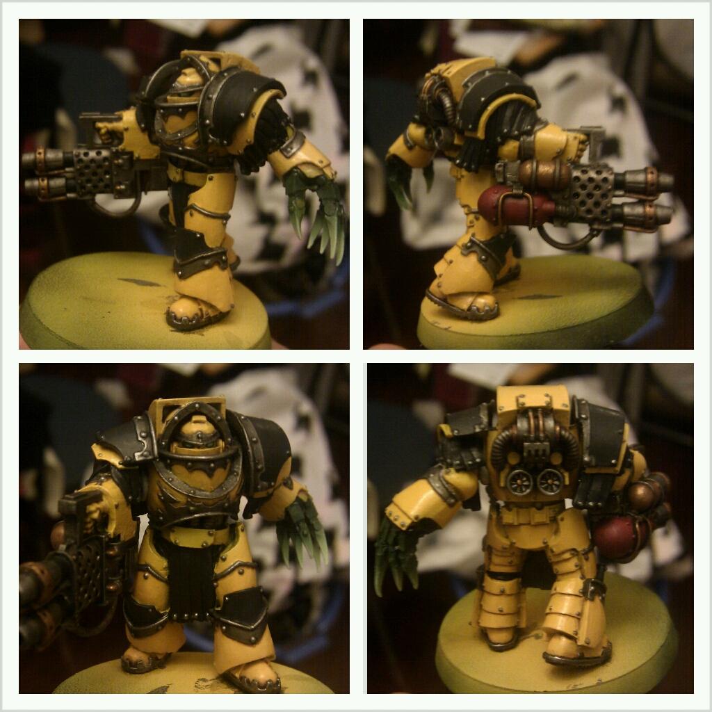 Cataphractii, Imperial Fists, Work In Progress