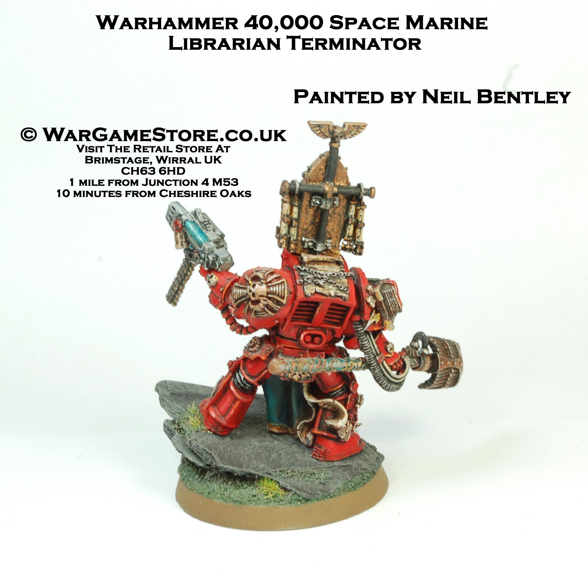 Librarian Terminator, Space Marines, Warhammer 40,000, Warhammer Fantasy