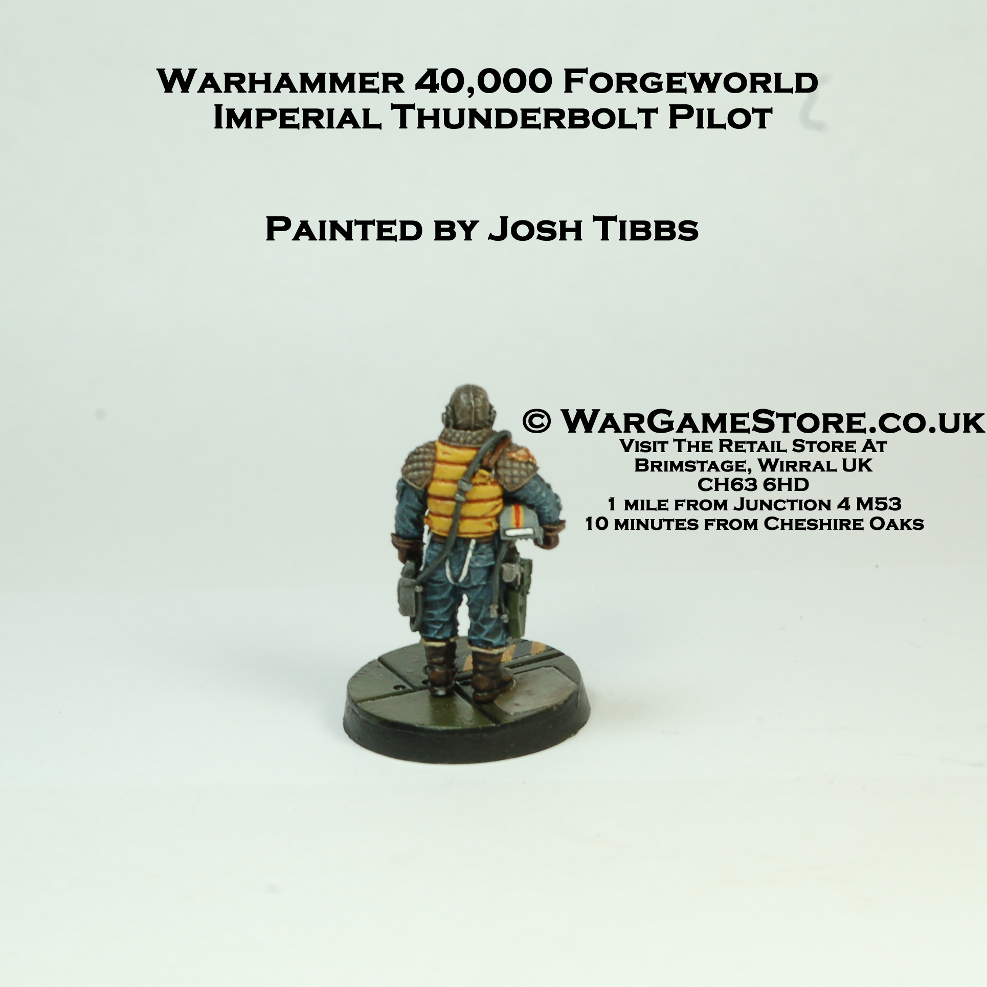 Forge World, Forgeworld Thunderbolt Pilot, Imperial, Thunderbolt Pilot, Warhammer 40,000, Warhammer Fantasy