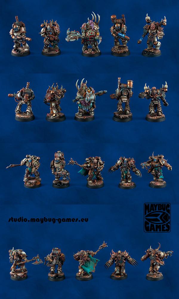 Chaos Space Marines, Chosen, Death Guard, Nurgle