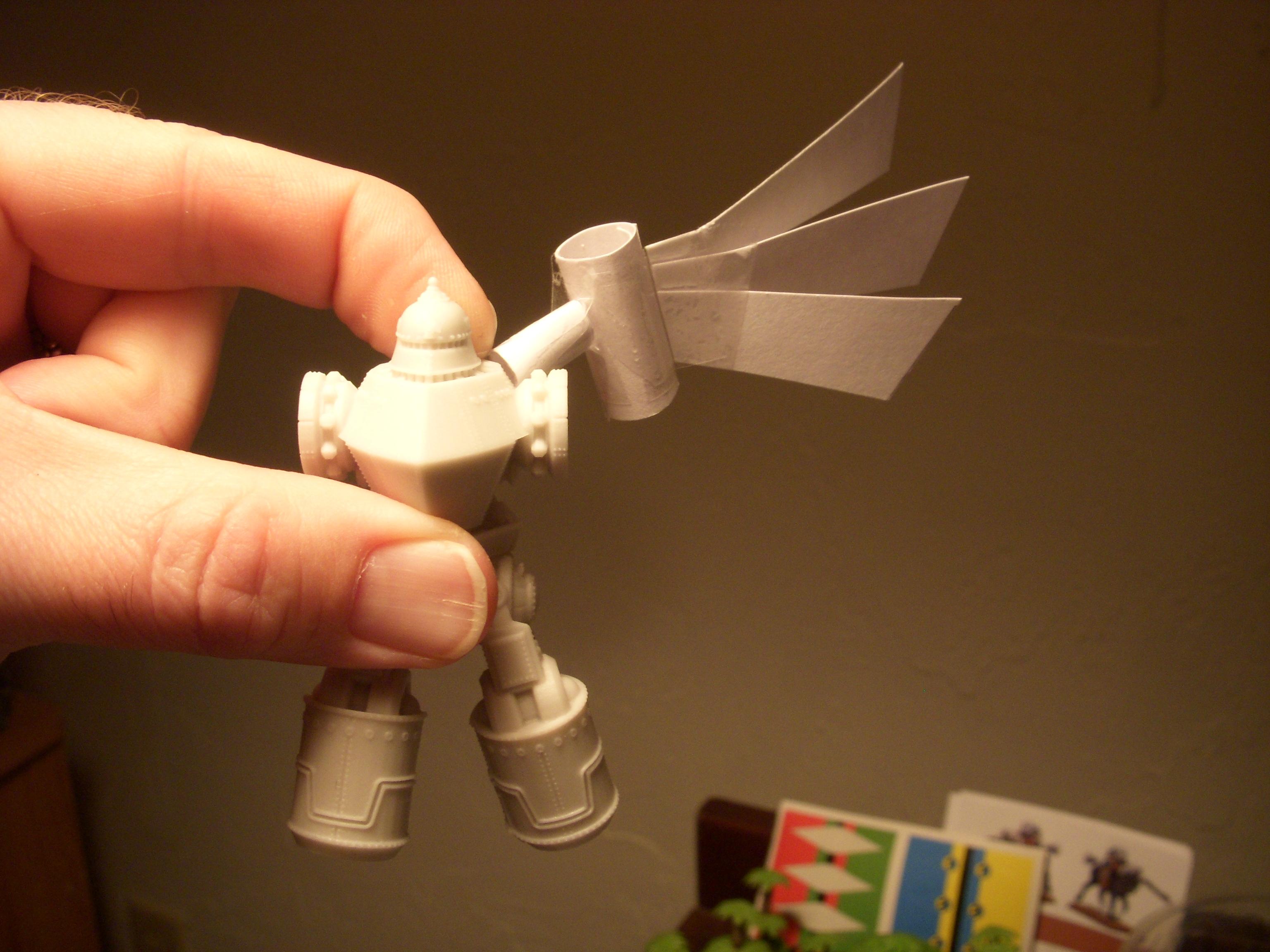 Conversion, Daemon Prince, Mechanical, Resin, Robot, Winged, Work In Progress