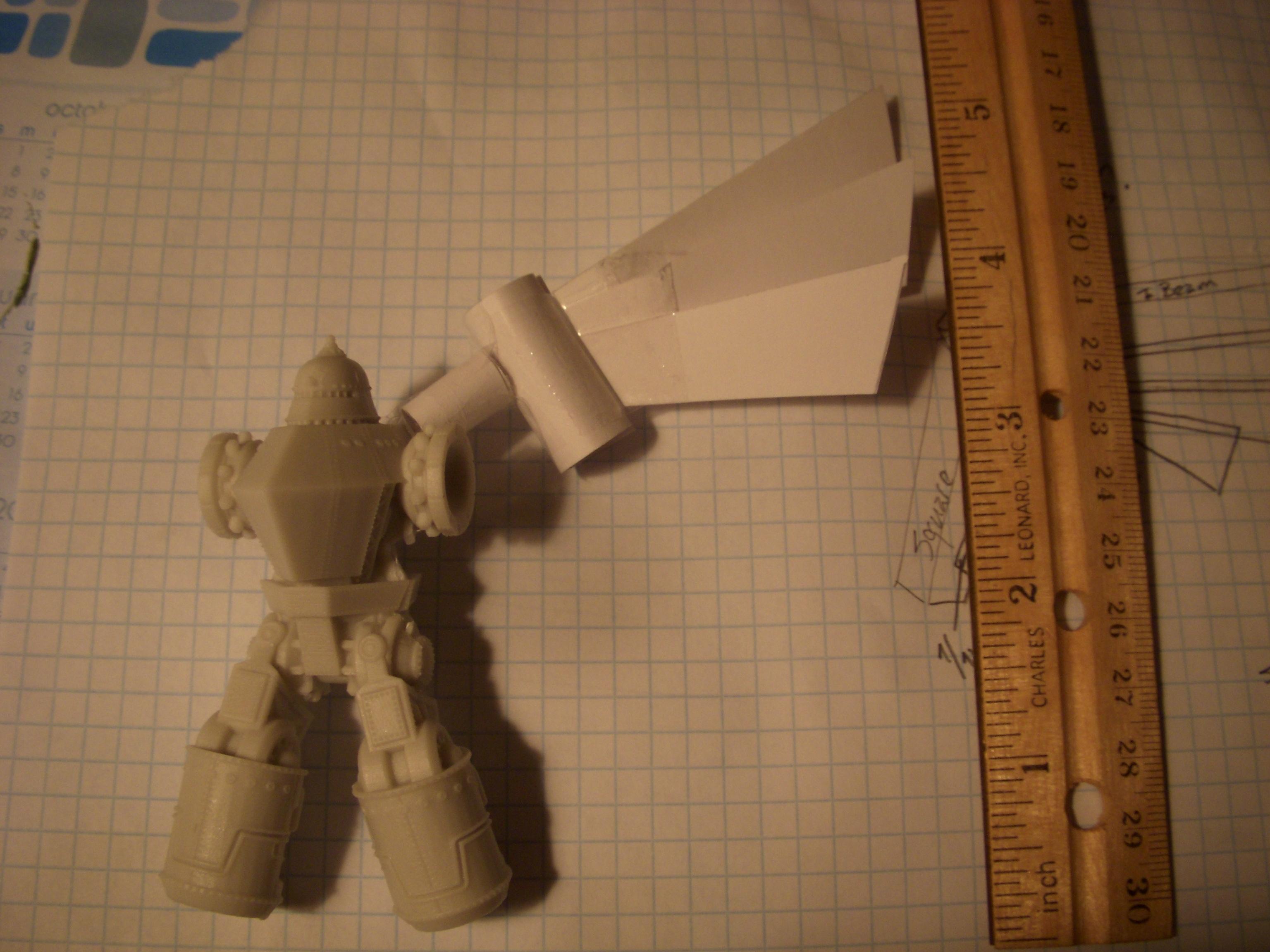 Conversion, Daemon Prince, Mechanical, Resin, Robot, Winged, Work In Progress