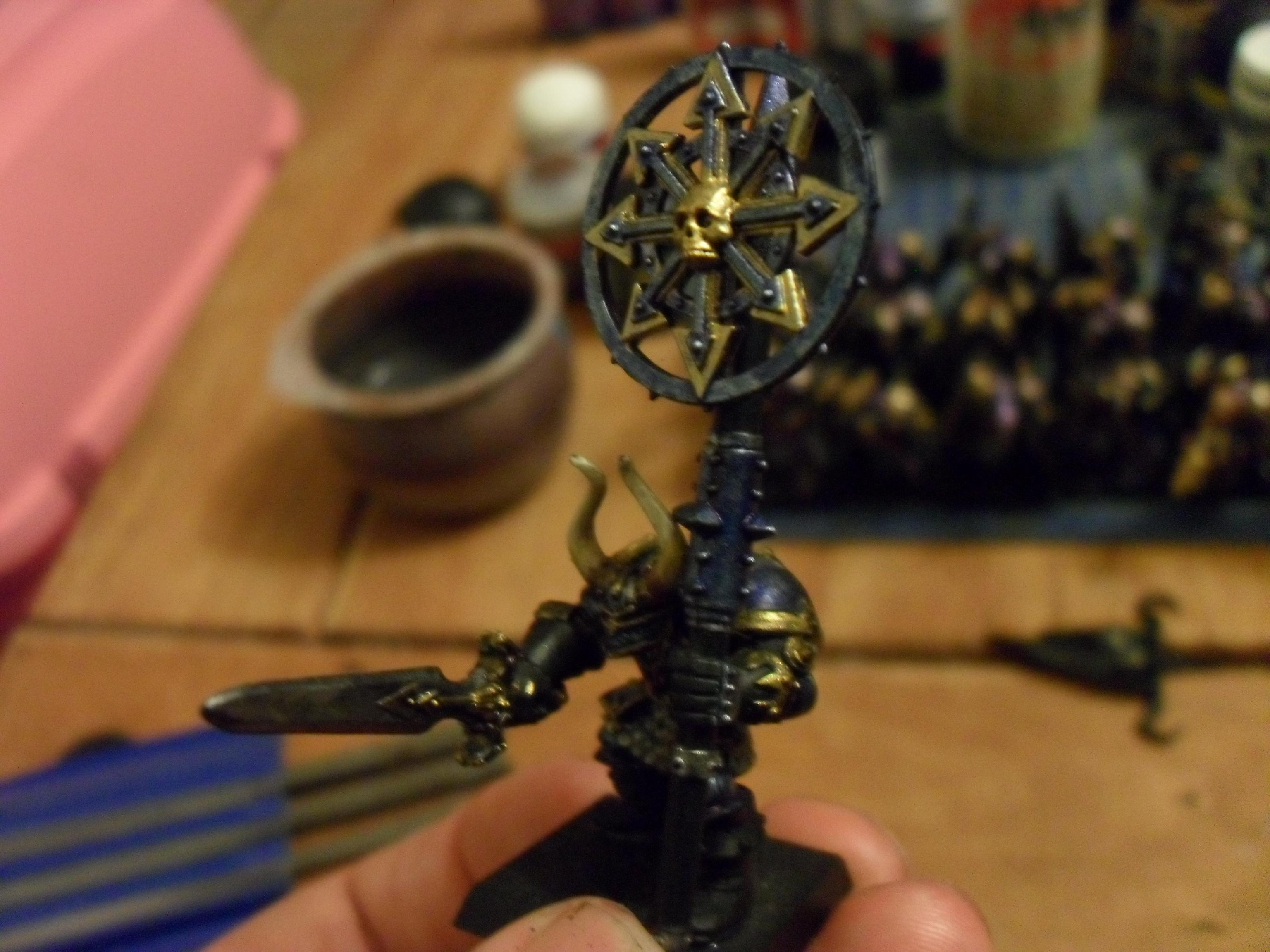 Tzeentch warrior standard bearer