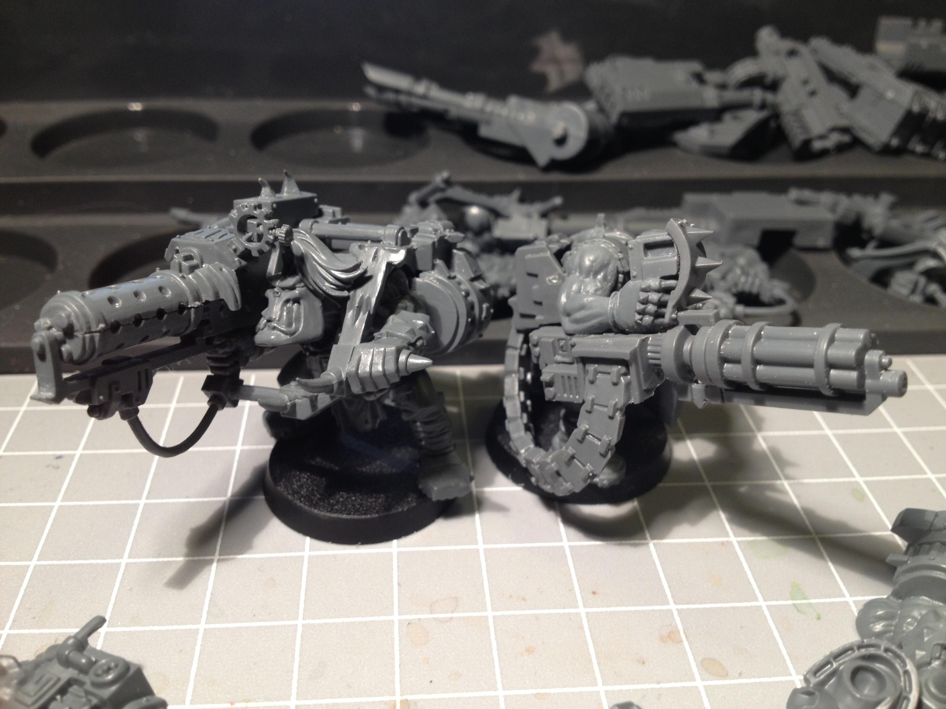 Da Dark Angelz, Lootas, Orks, Warhammer 40,000, Work In Progress
