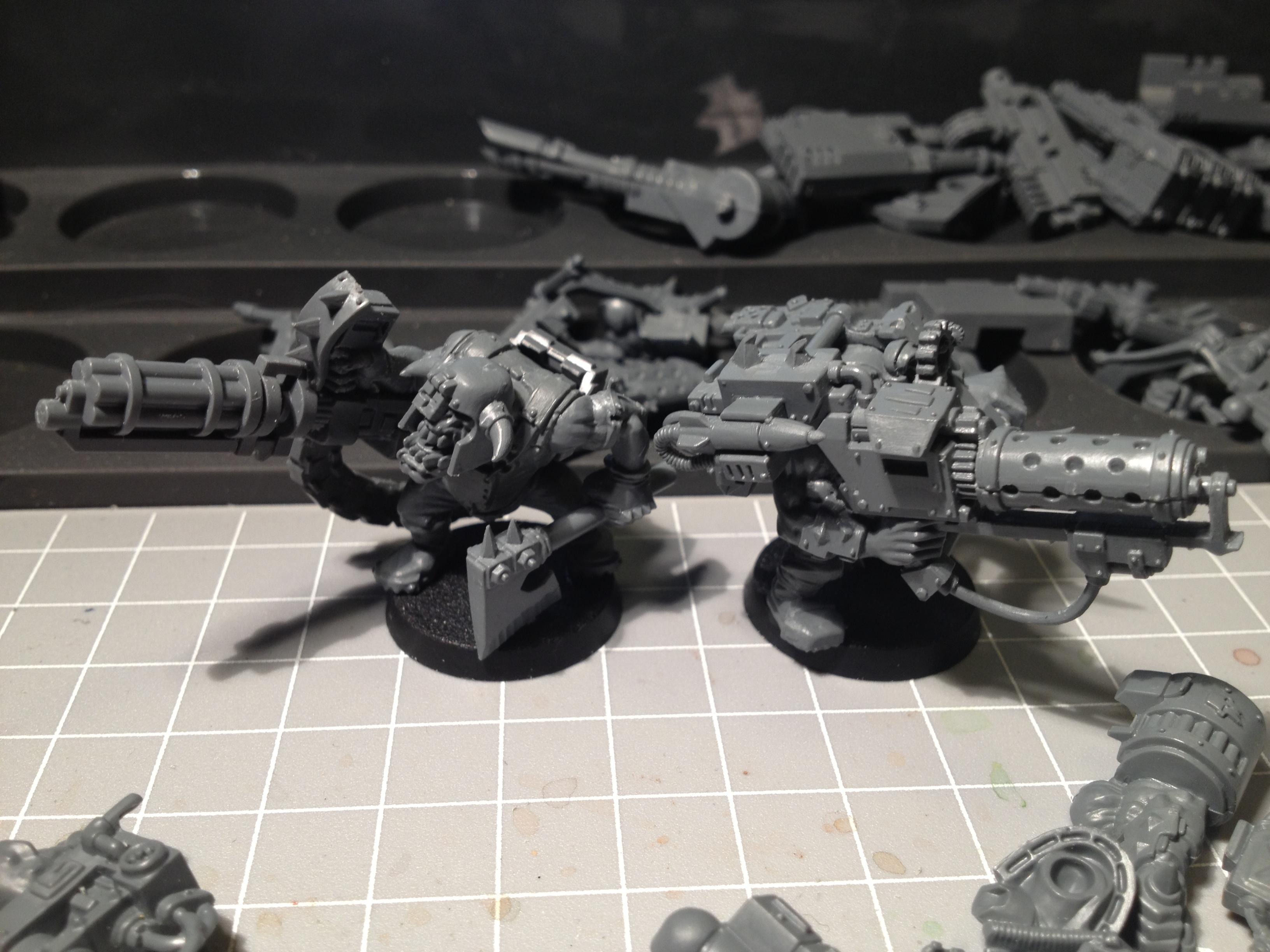 Da Dark Angelz, Lootas, Orks, Warhammer 40,000, Work In Progress