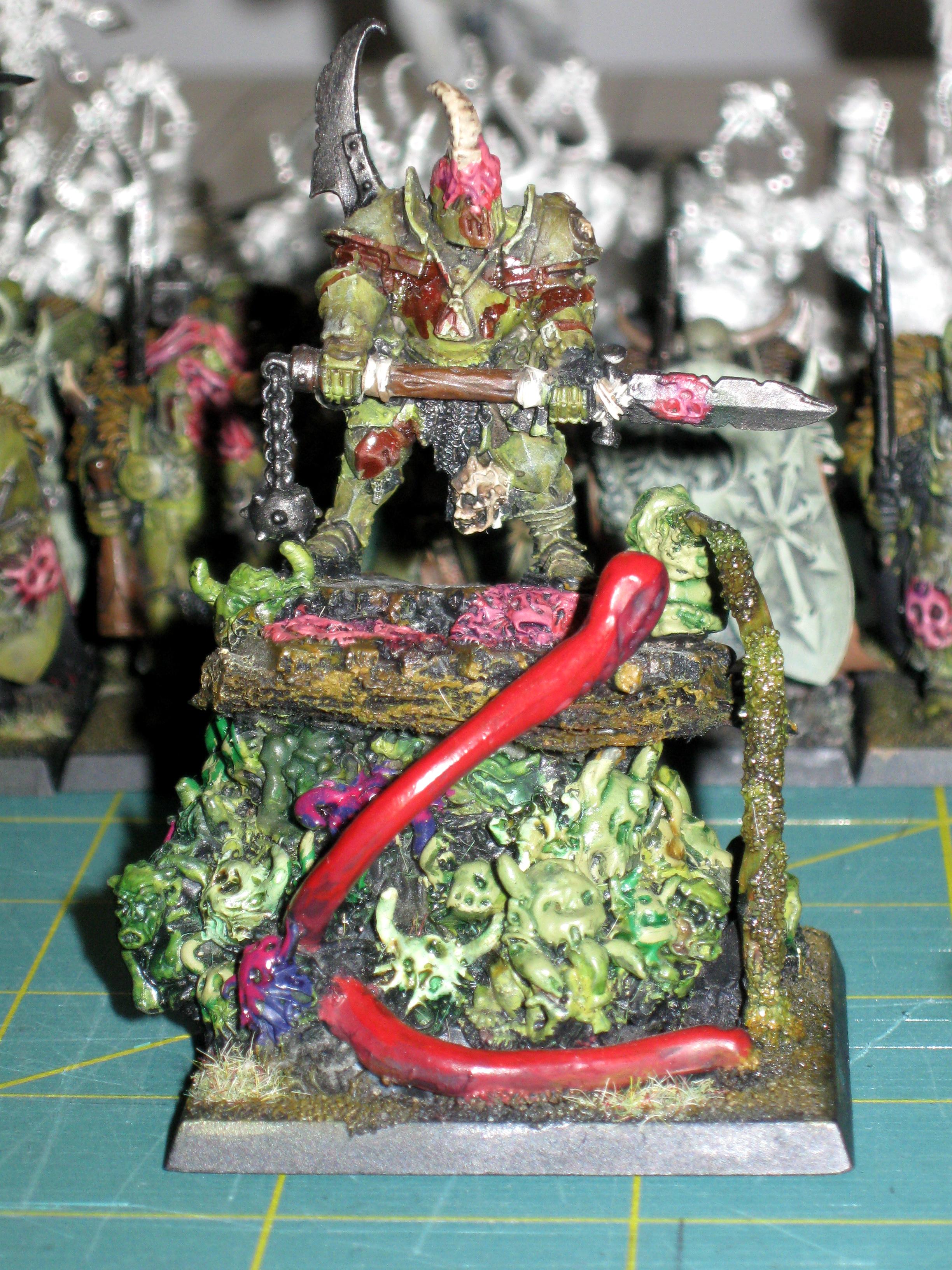 Army, Battle, Chaos, Host, Lord, Nurgle, Nurgling, Of, Palanquin, Rot, Tarnished, The, Warhammer Fantasy, Warriors, Woc