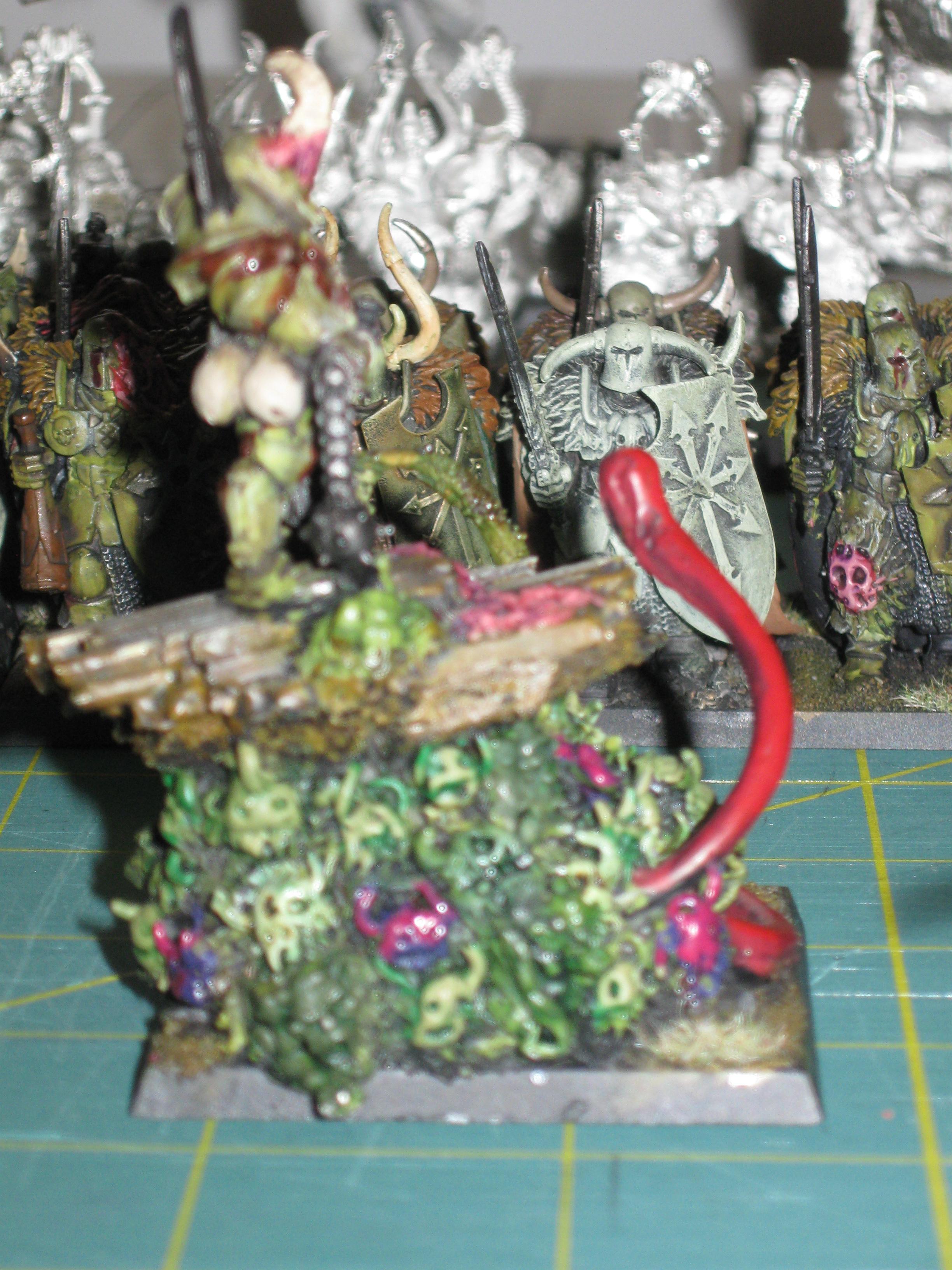 Army, Battle, Chaos, Host, Lord, Nurgle, Nurgling, Of, Palanquin, Rot, Tarnished, The, Warhammer Fantasy, Warriors, Woc