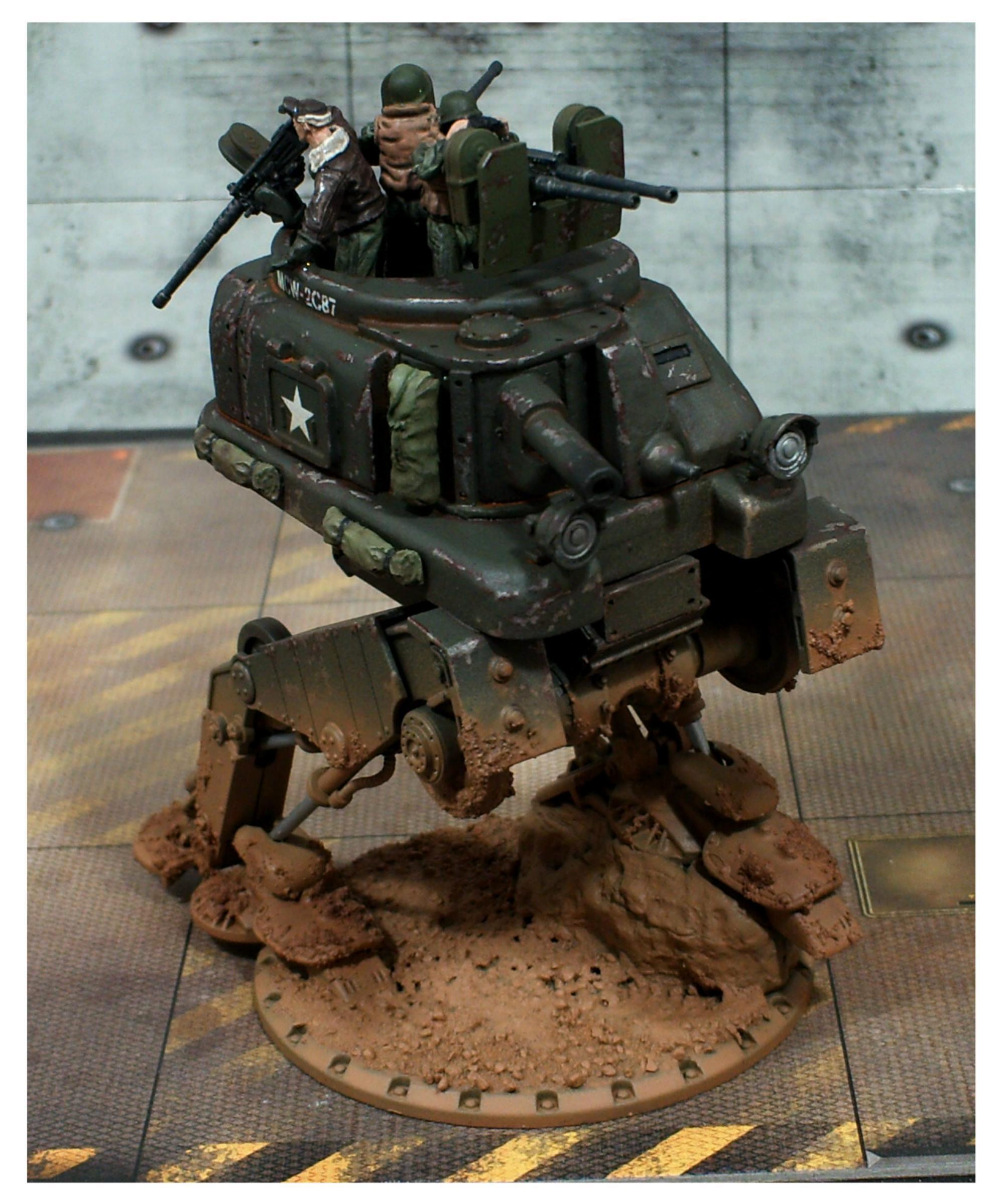 Dust, Dust Tactics, Walker, Weathered