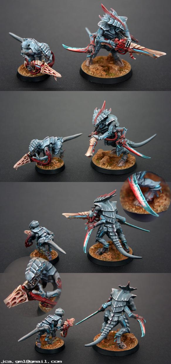 Blue, Red, Termigant, Tyranids, Warriors