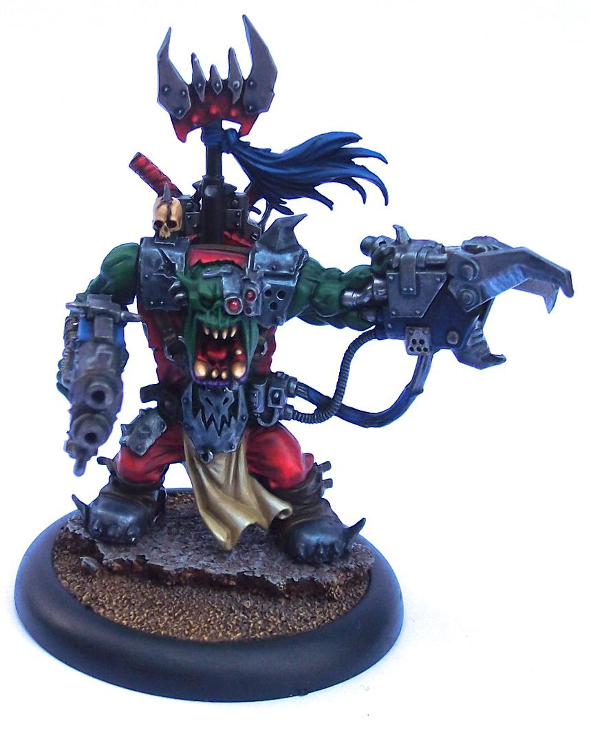 Orks, Space, Warboss, Warhammer 40,000