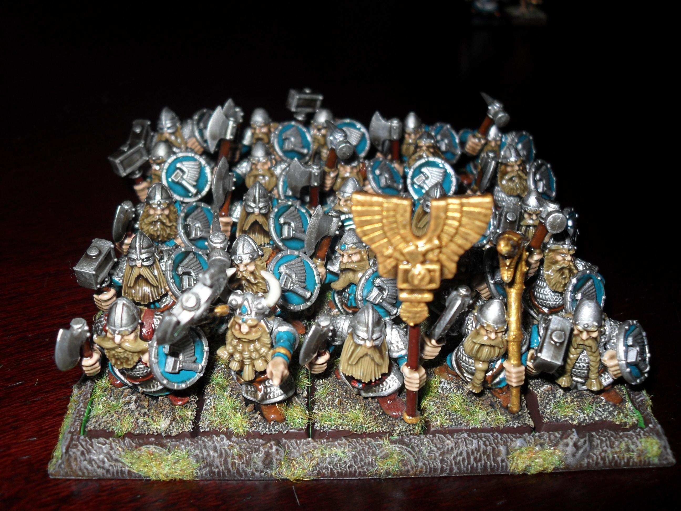 Dwarves, Games Workshop, Painted, Quickshade, Warhammer Dwarfs Quickshade Front View, Warhammer Fantasy