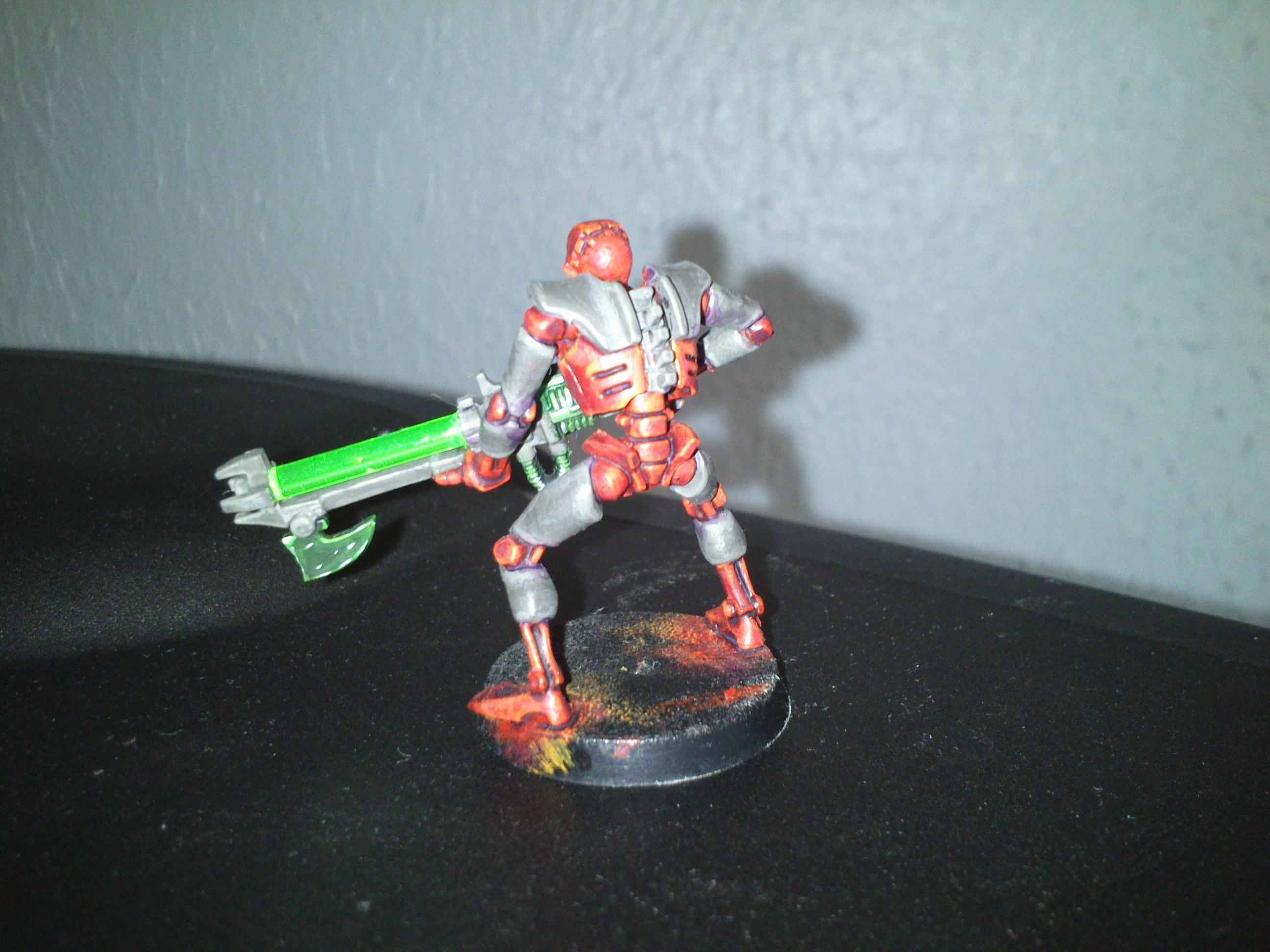 Necron warrior back view