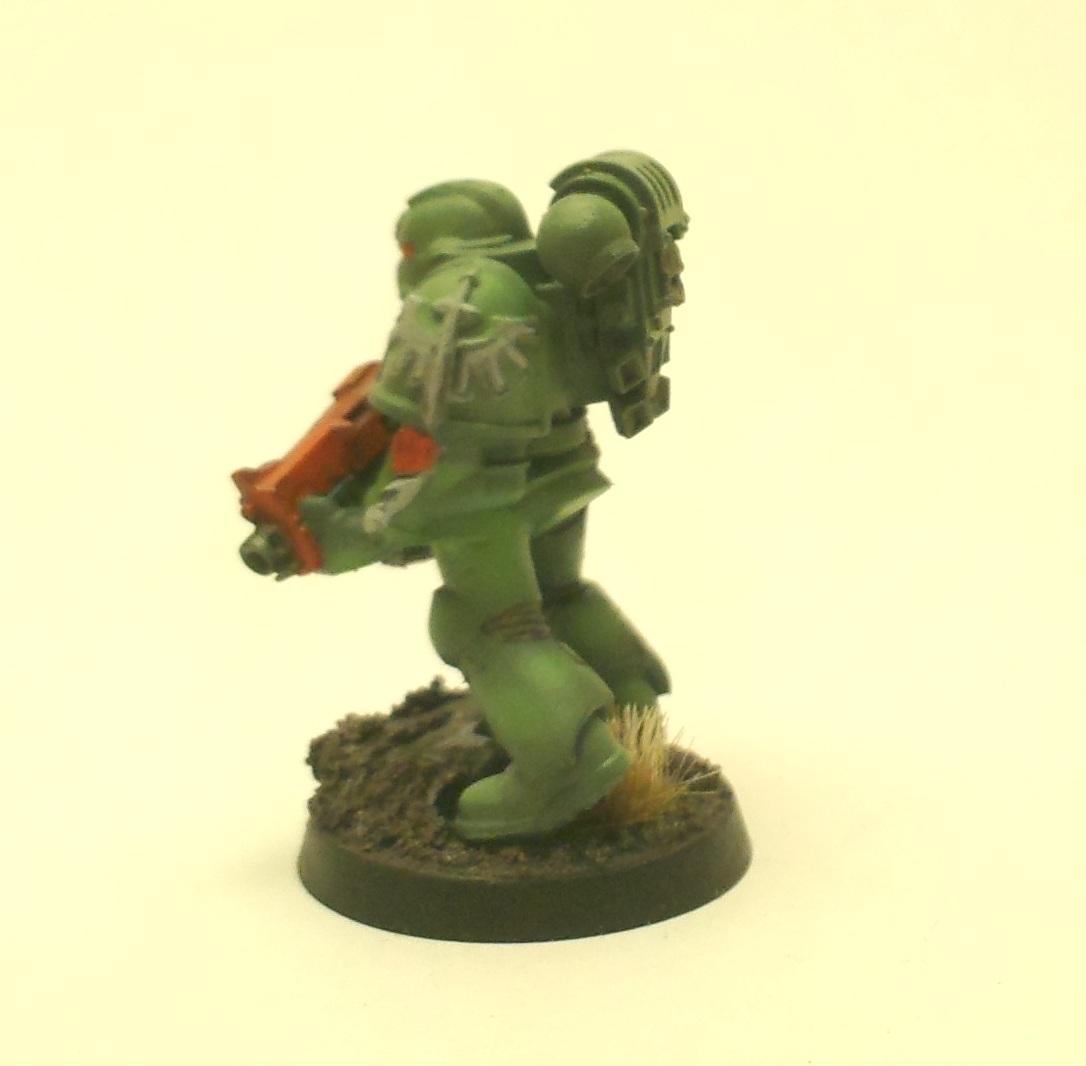 Tactical marine from side
