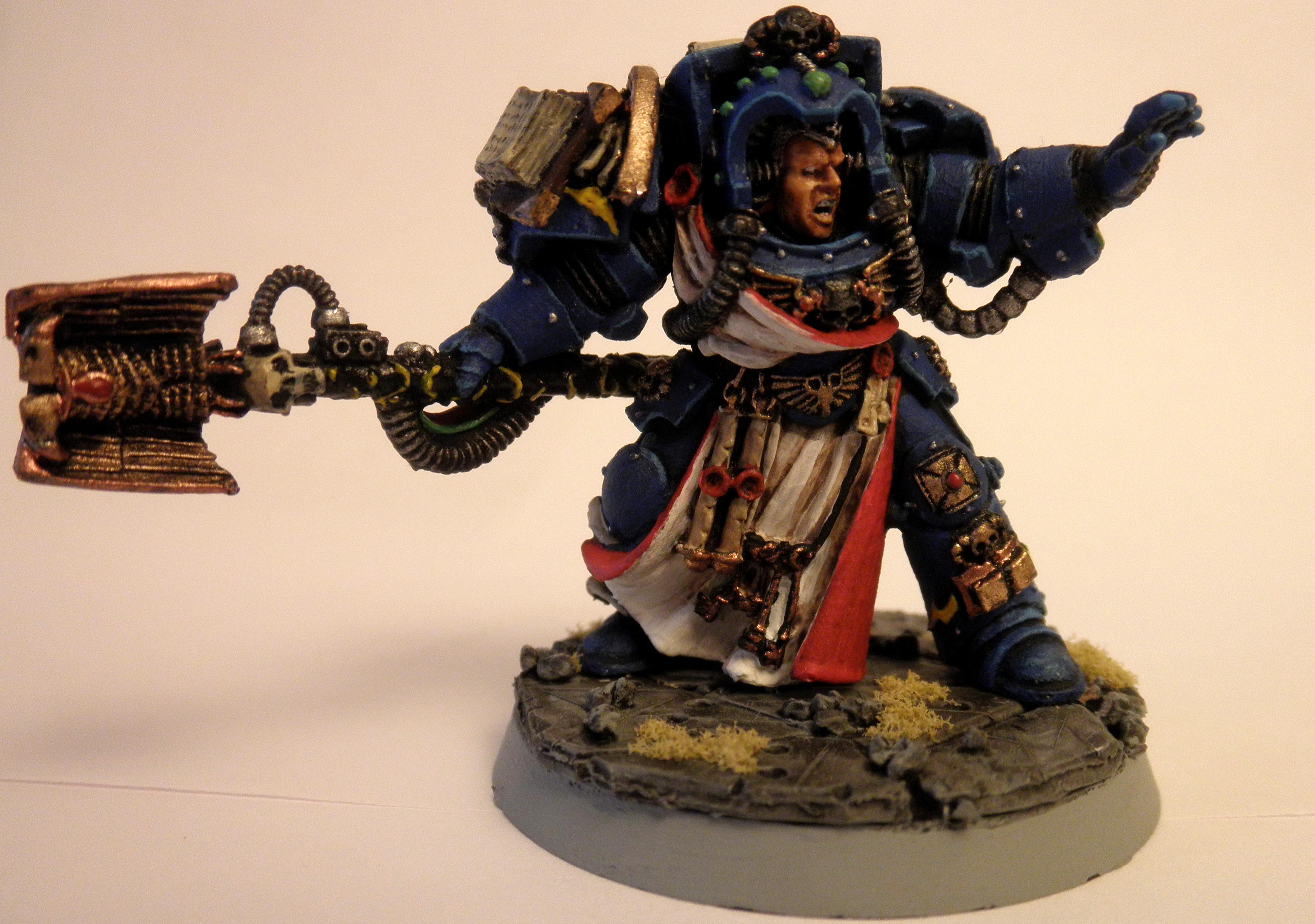 Librarian, Terminator Armor, Ultramarines