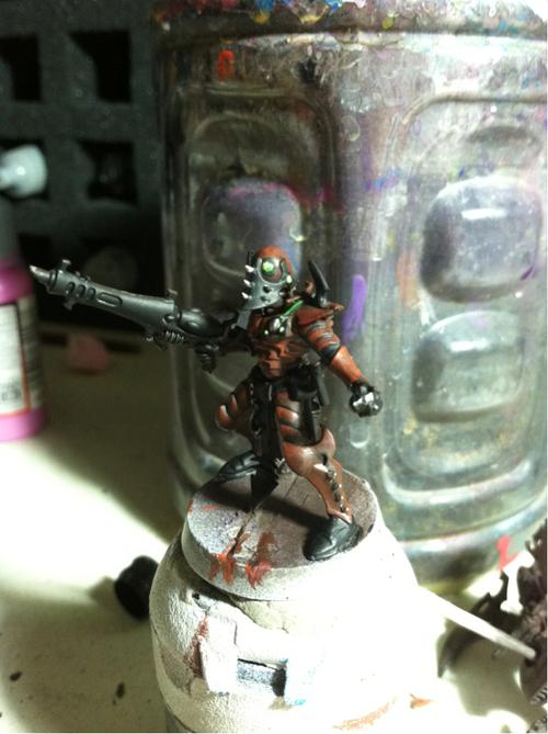 Brown, Dark Eldar, True Born, Work In Progress