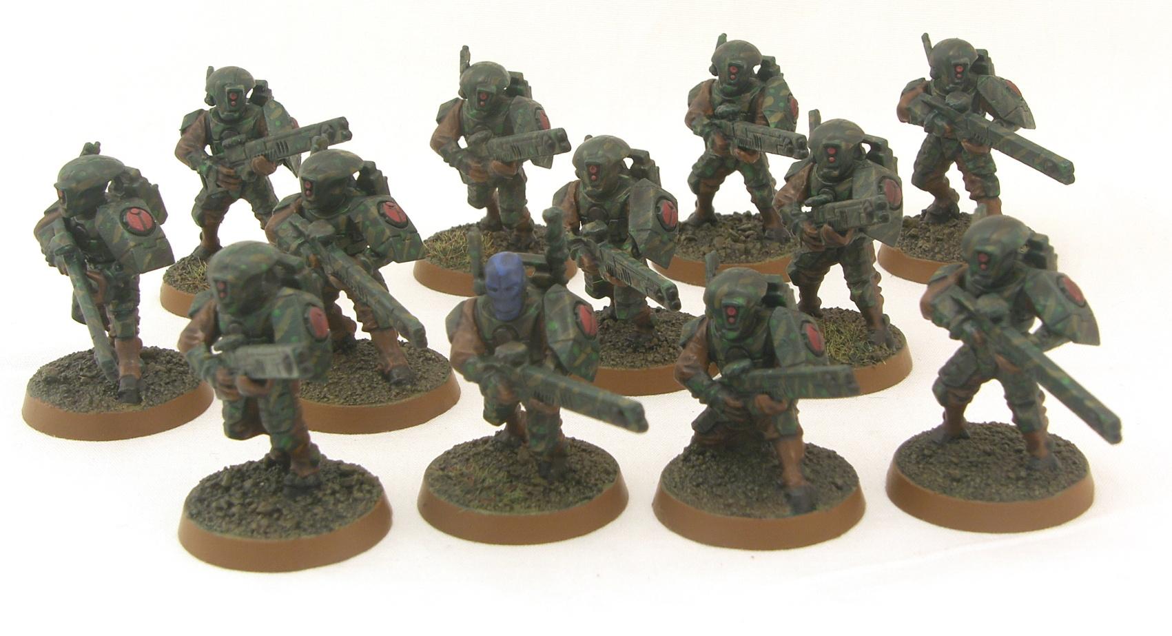 Tau Empire, Tau Fire Warrior squad 1