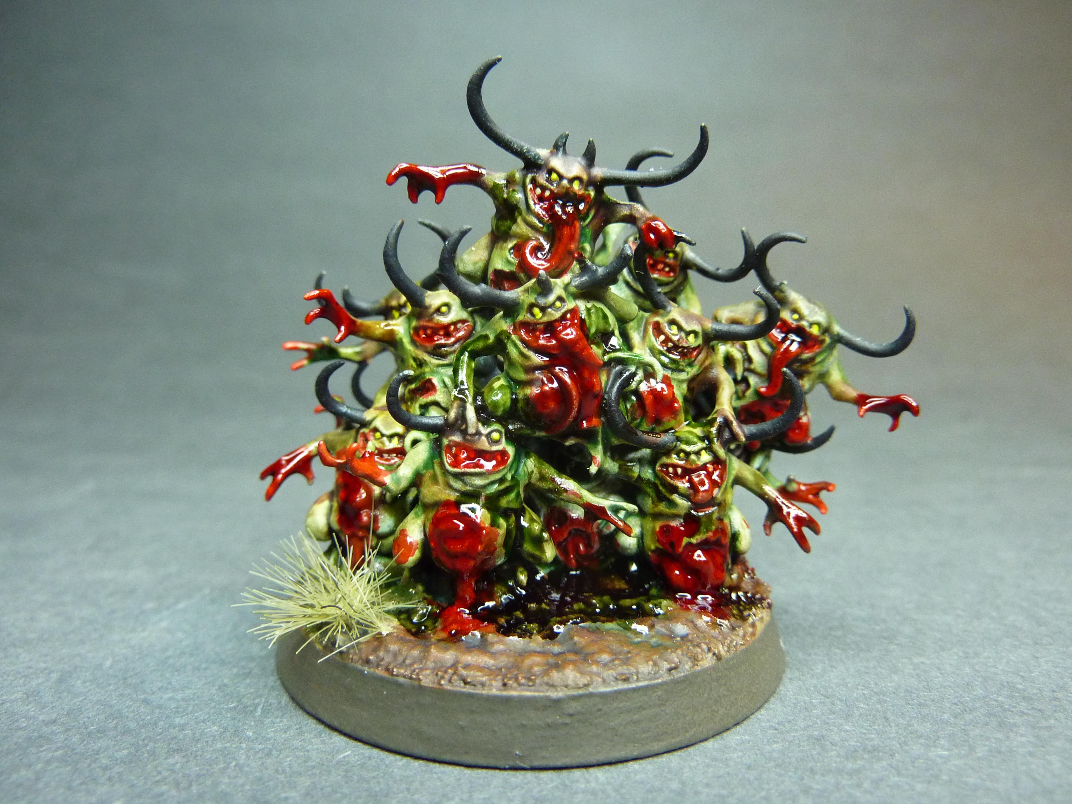 Blood, Chaos, Gloss, Nurgle, Nurgling, Painted