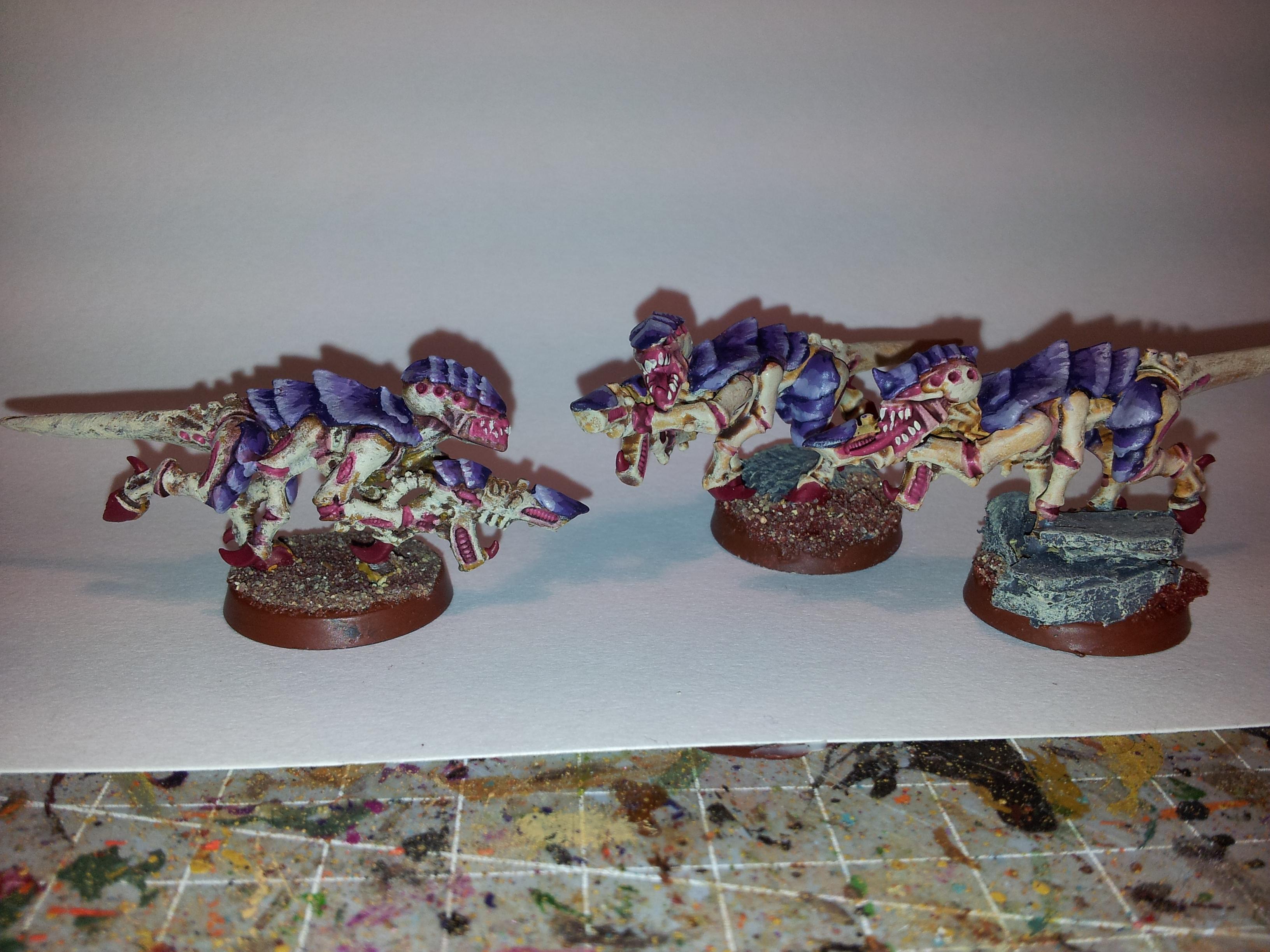 Tyranids, A trio of gaunts. (One with a gargoyle head)