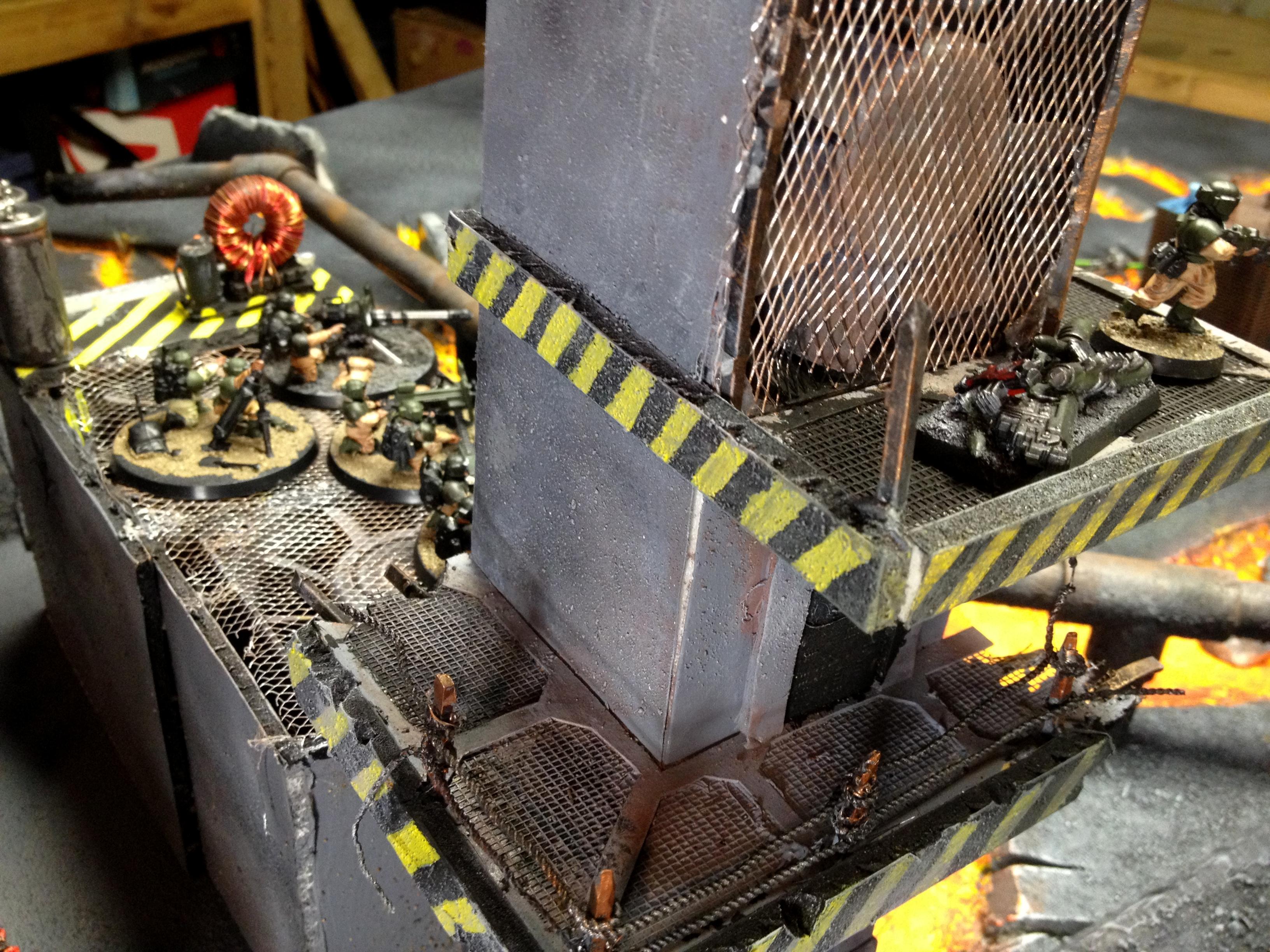 Barricade, Board, Buildings, Bunker, Cities Of Death, City, Imperial Guard, Lava, Necrons, Terrain