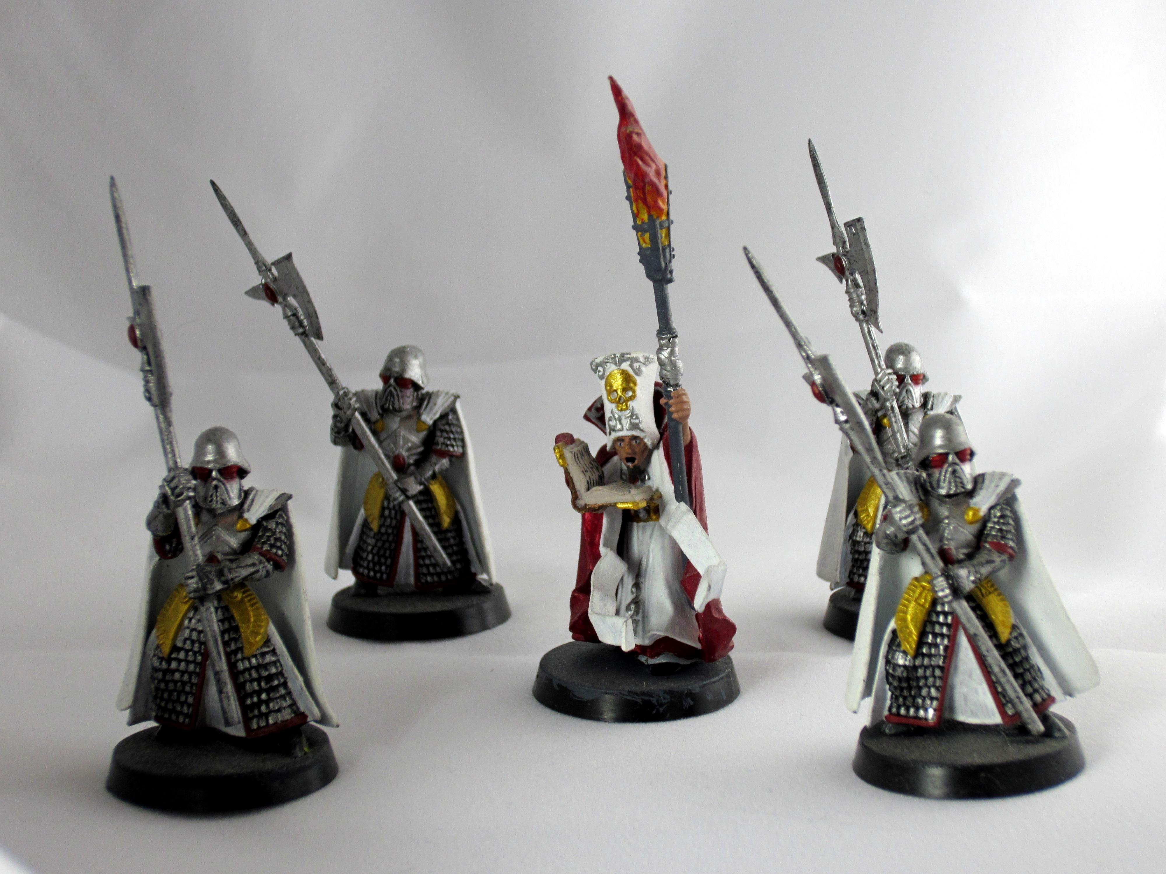 Cardinal, Empire, High Elves, Priest, Sisters Of Battle, Witch Hunters, Wizard