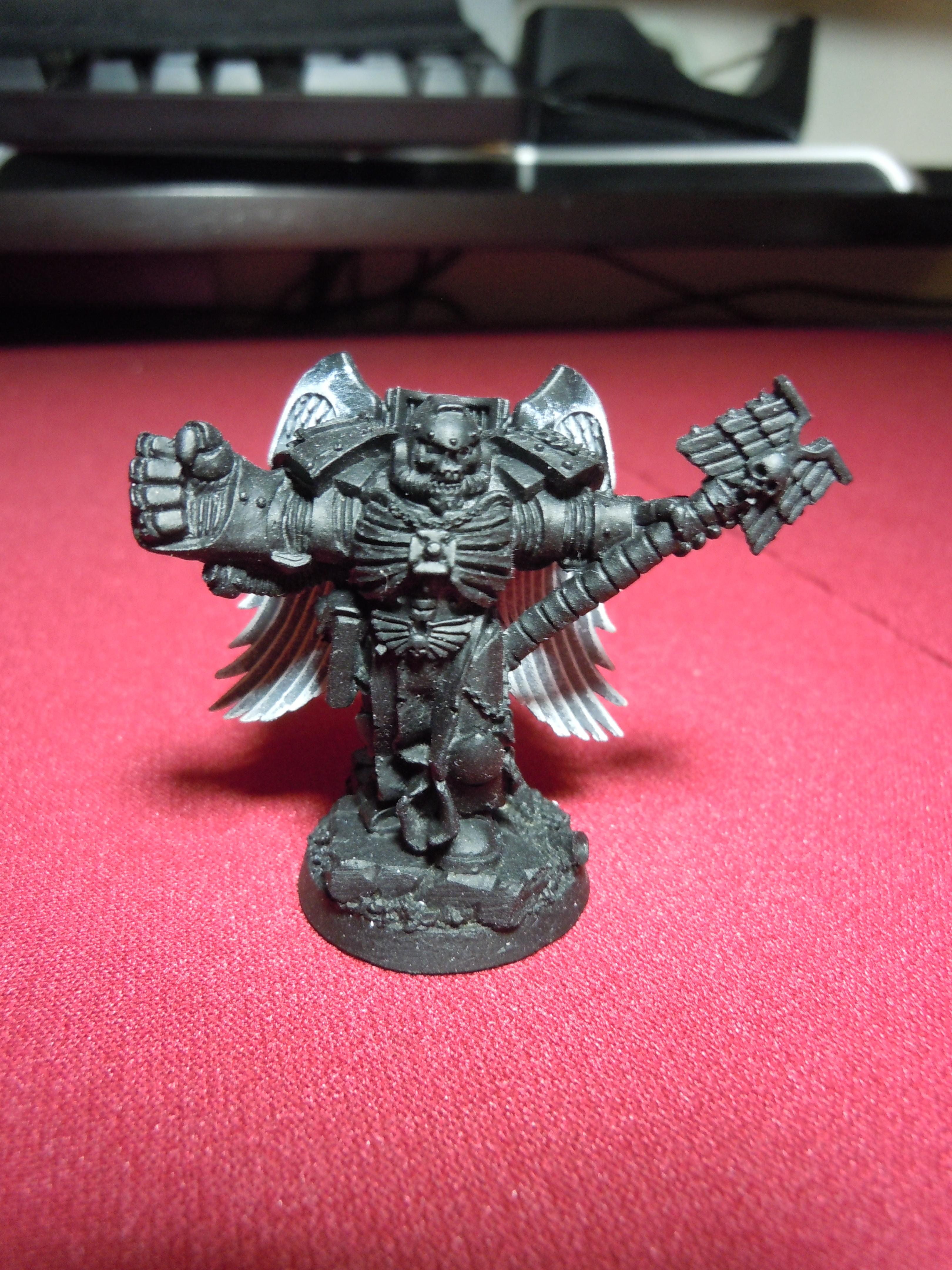 Chaplain, Conversion, Space Marines, Warhammer 40,000, Winged