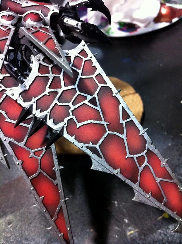 Airbrush, Heldrake, Heldrake WIP - Wing