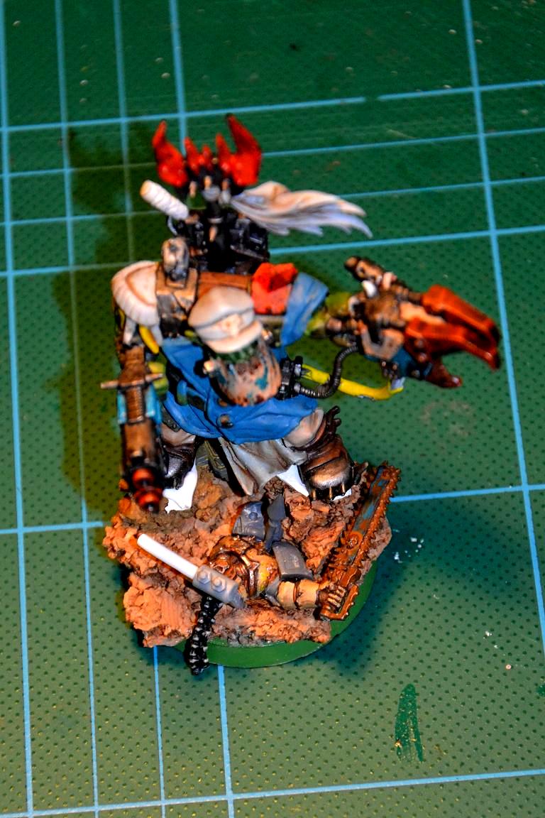 Blood Axe, Conversion, Custom Build, Deff Dread, Greenstuff, Ork Boys, Orks, Powerclaw, Scratch Build, Warboss
