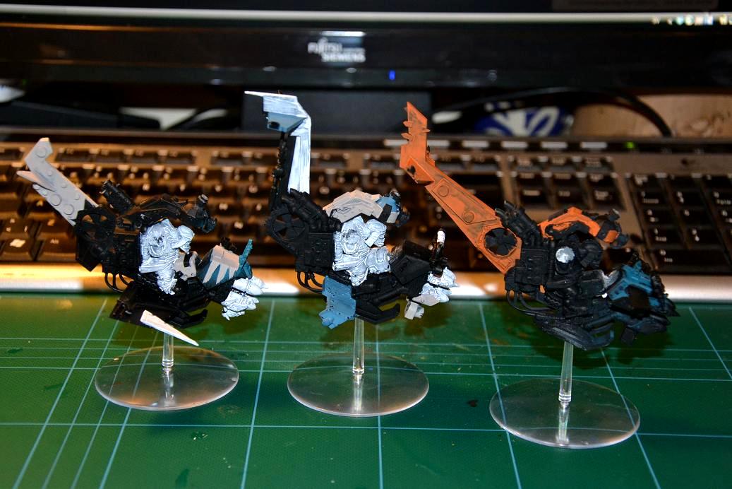 Blood Axe, Conversion, Custom Build, Deff Dread, Greenstuff, Ork Boys, Orks, Powerclaw, Scratch Build, Warboss