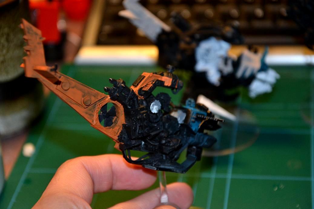 Blood Axe, Conversion, Custom Build, Deff Dread, Greenstuff, Ork Boys, Orks, Powerclaw, Scratch Build, Warboss