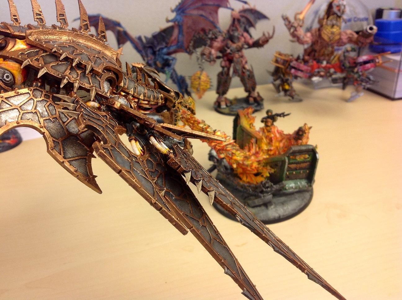 Cadians, Chaos, Conversion, Flames, Helldrake, Imperial Guard