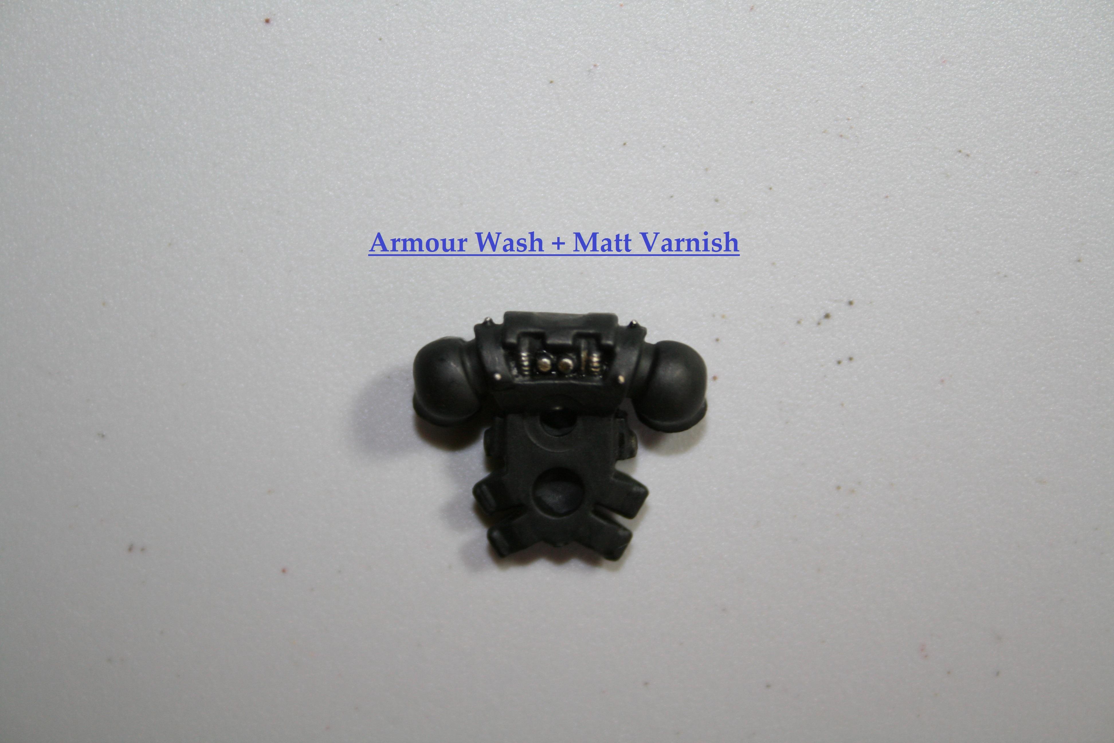 Armour Wash + Matt Varnish Back