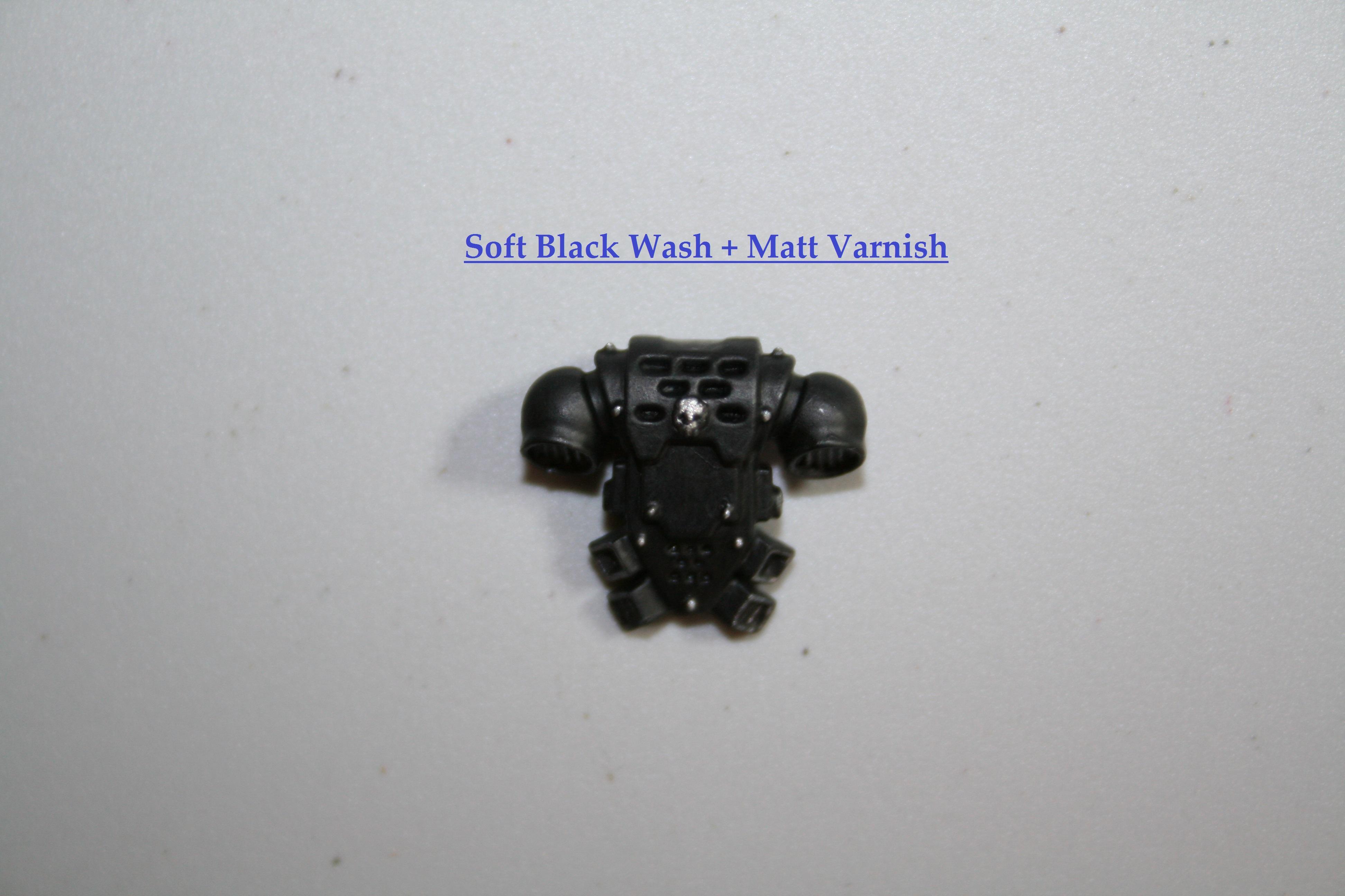 Soft Black Wash + Matt Varnish Front