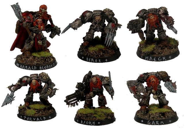 13th Company, Grey Hunters, Loganwing, Logan`s Heroes, Plasma, Space Wolves, Terminator Armor