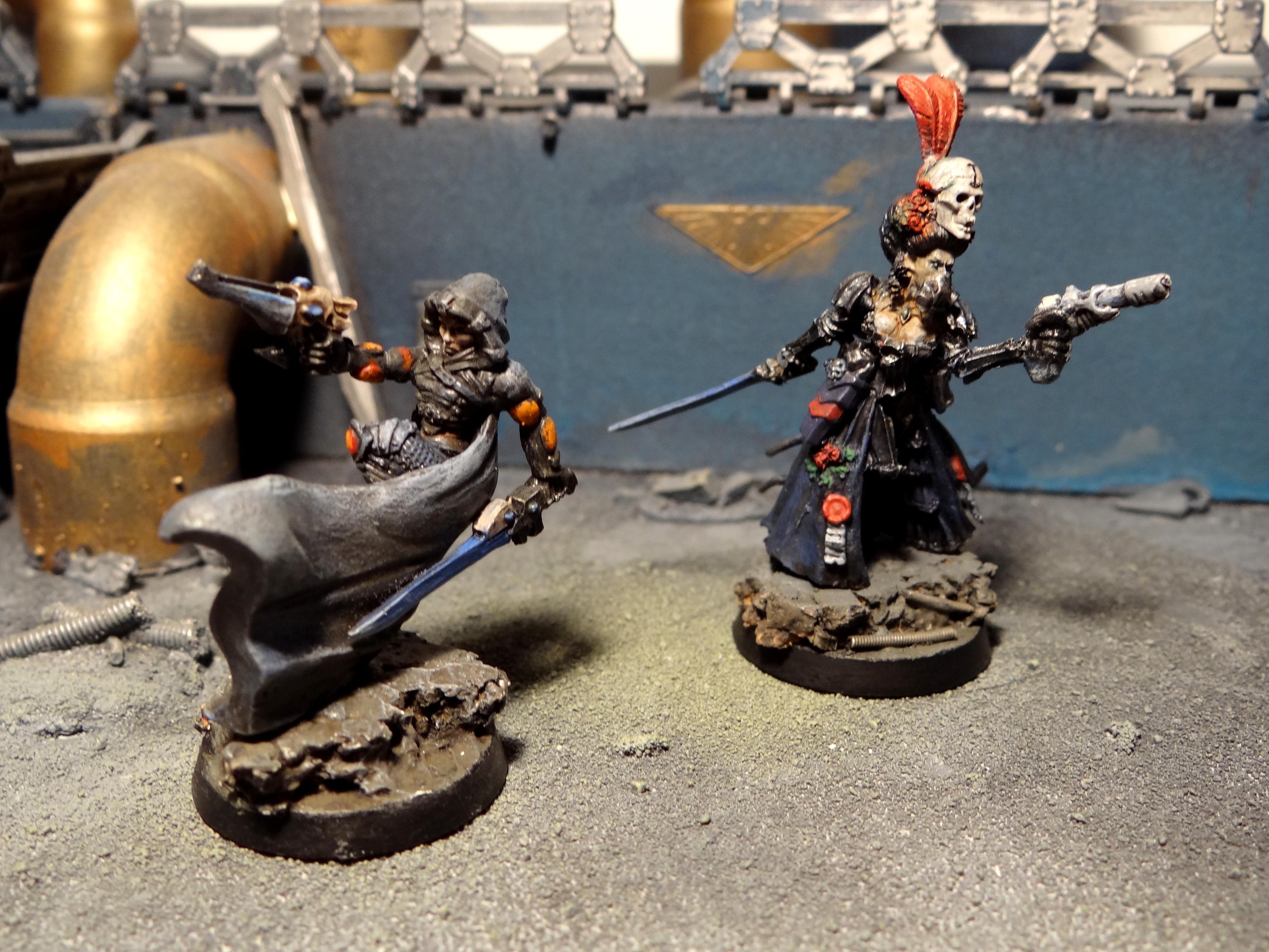 Eldar Assassin and Imperial Noble