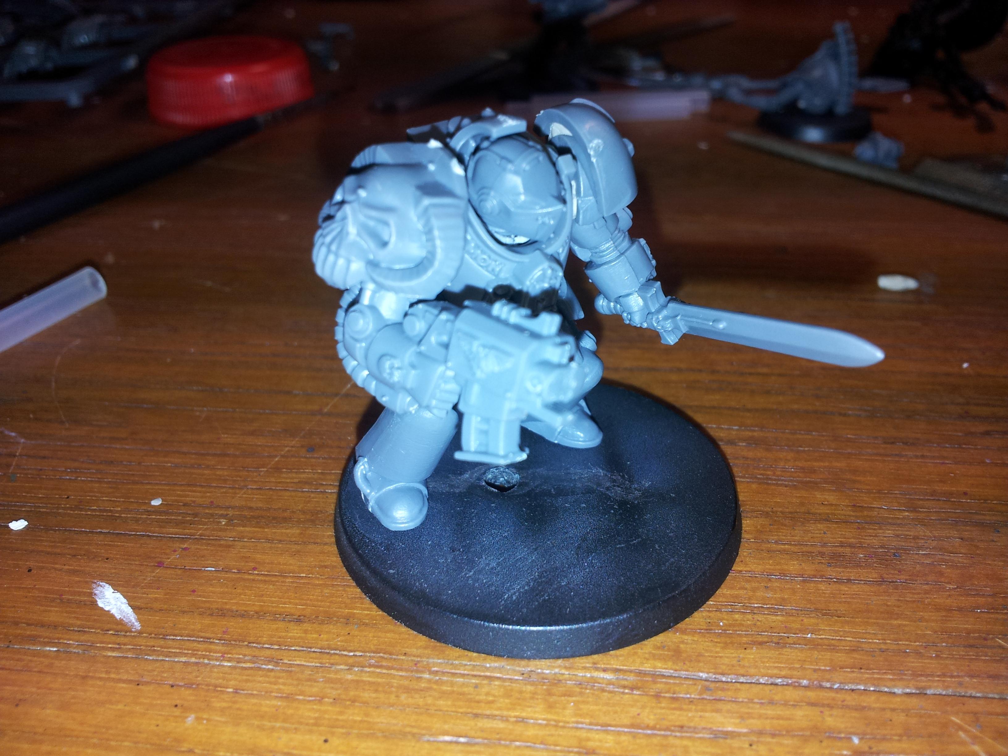 Dark Angels Librarian in Tactical Dreadnought Armour