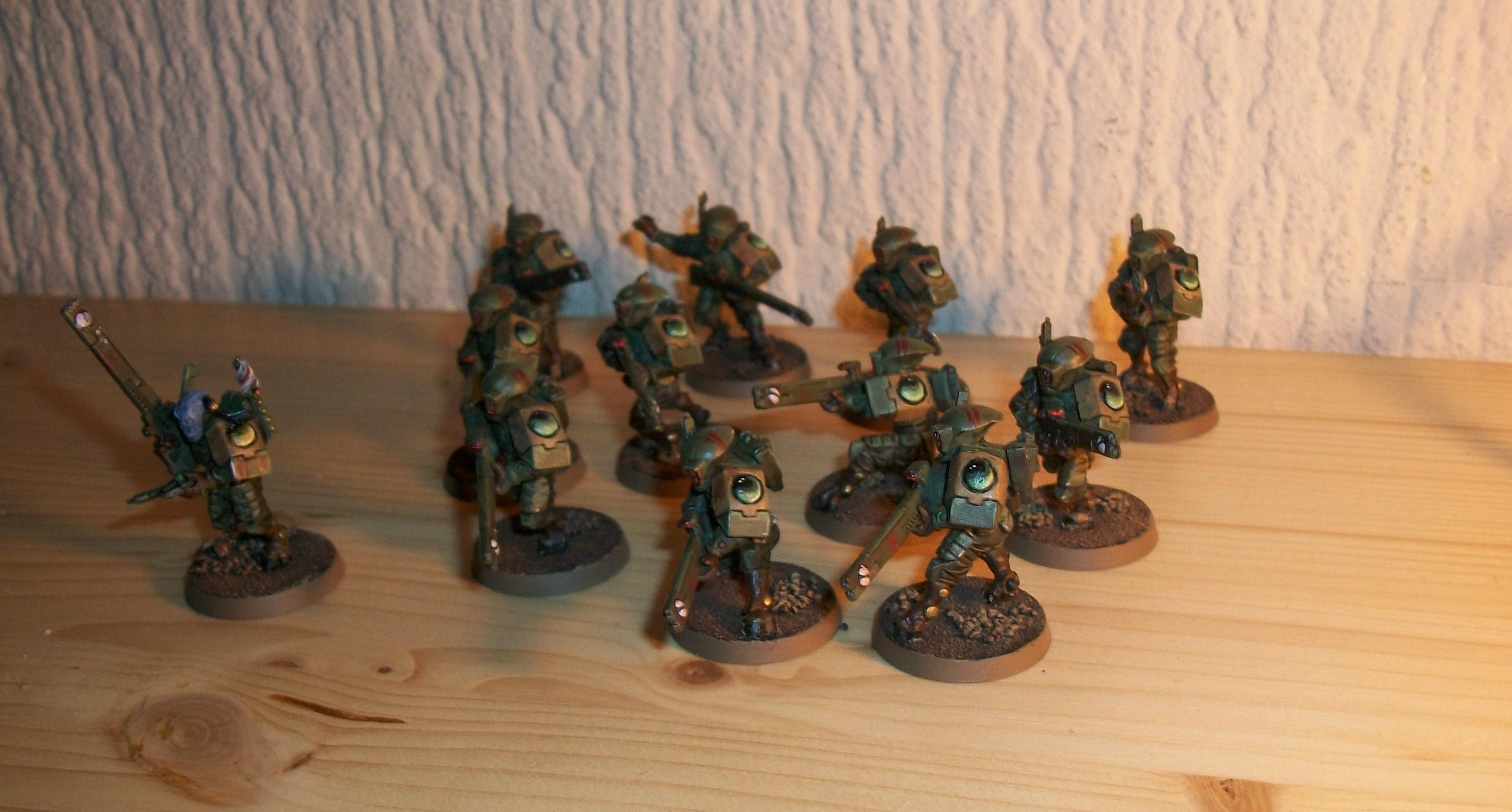 Fire, Tau, Tau Empire, Team, Warriors