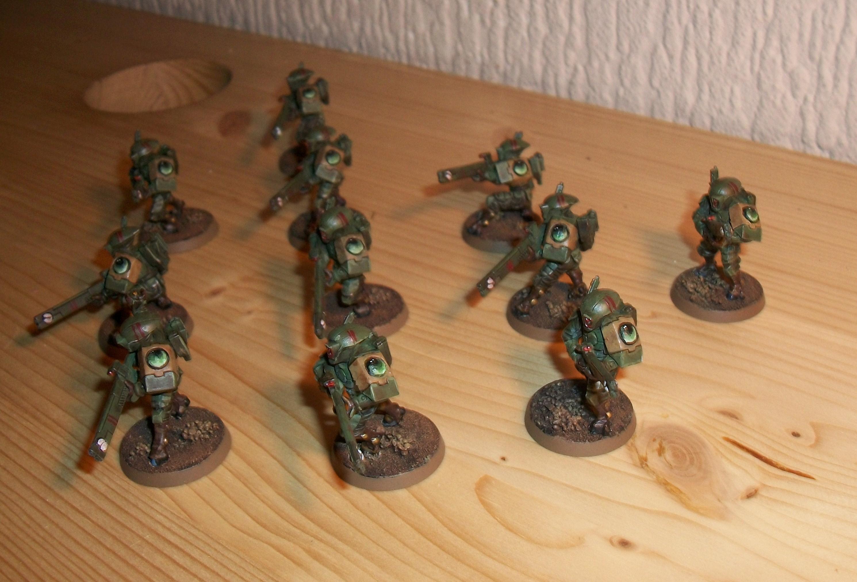 Fire, Tau, Tau Empire, Team, Warriors