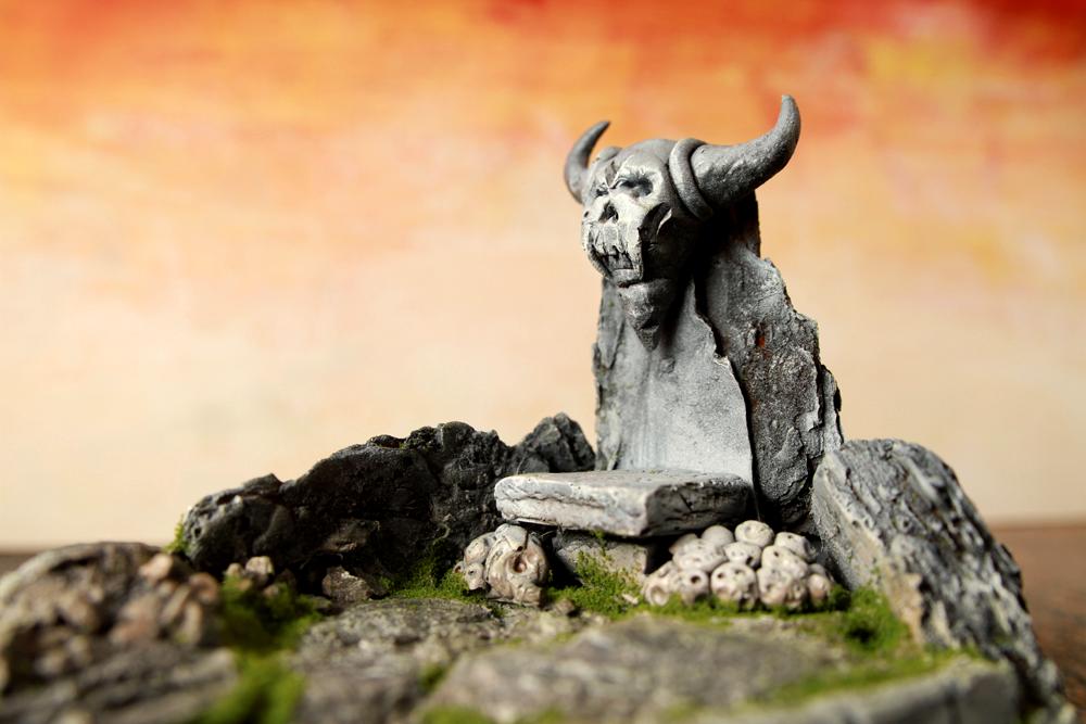 Ruin, Temple Scratch Built, Terrain