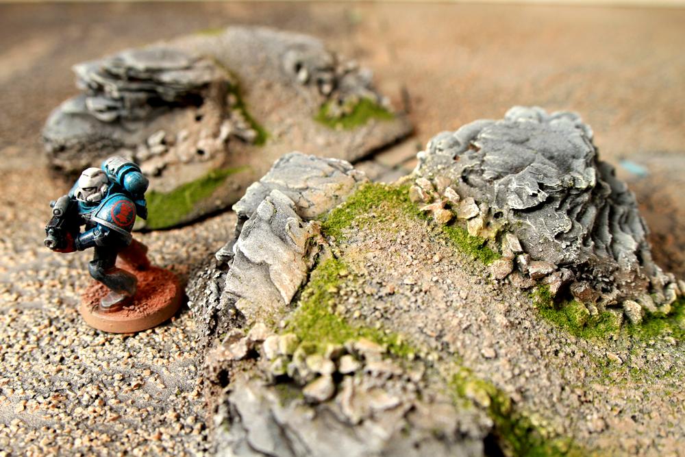 Hills, Rock, Ruin, Temple Scratch Built, Terrain