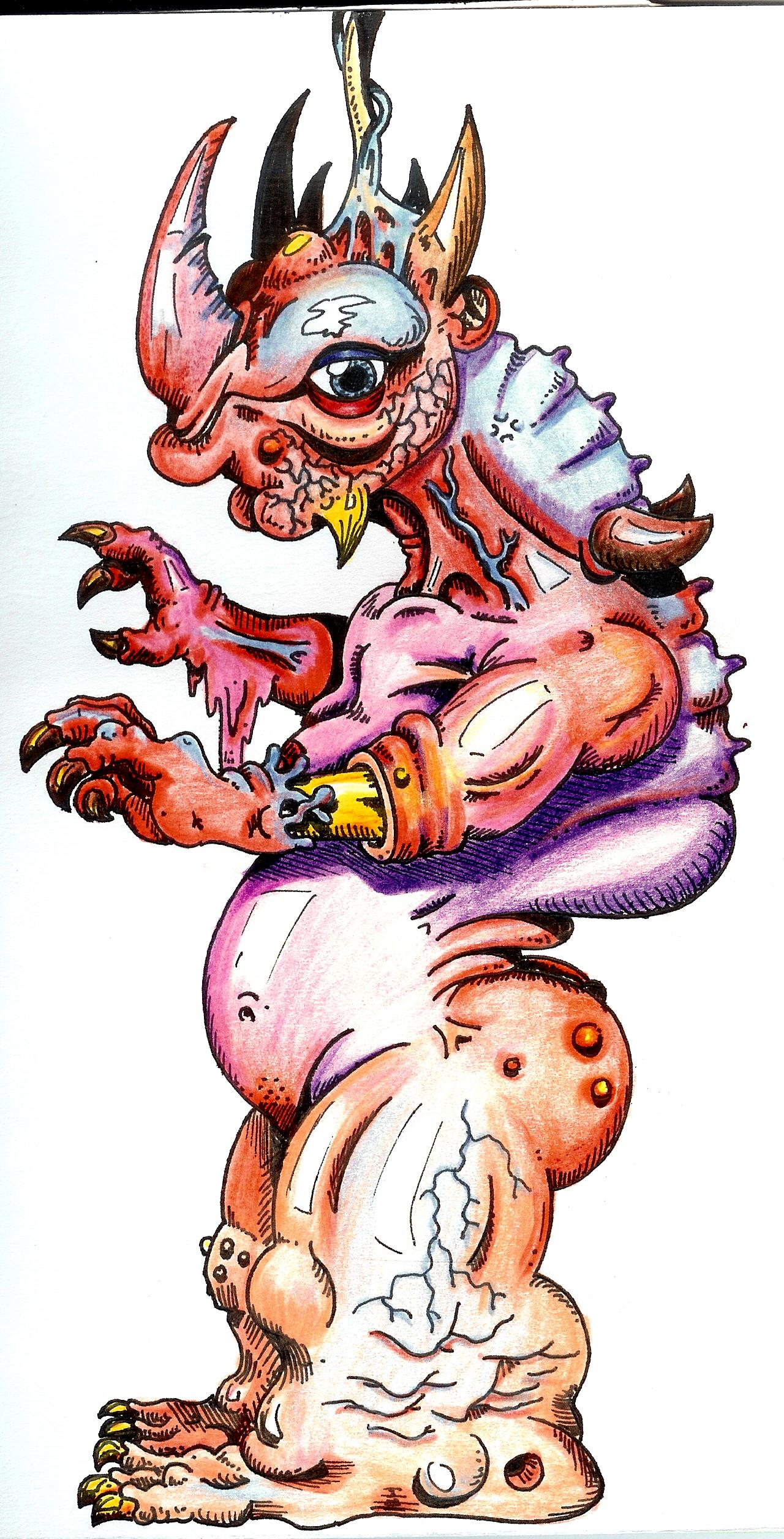 Artwork, Beast, Black Templars, Daemons, Drawing, Mutant, Nurgle, Old, Plague, School, Space Marines, Style, Warhammer Fantasy