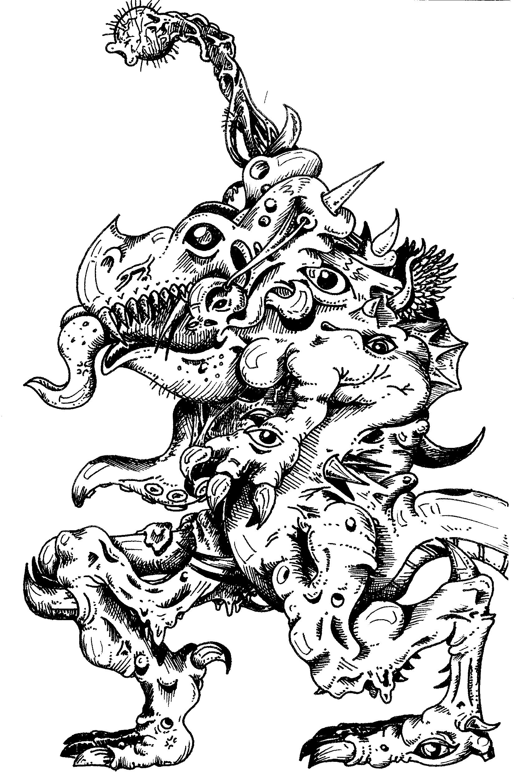 Artwork, Beast, Black Templars, Daemons, Drawing, Mutant, Nurgle, Old, Plague, School, Space Marines, Style, Warhammer Fantasy