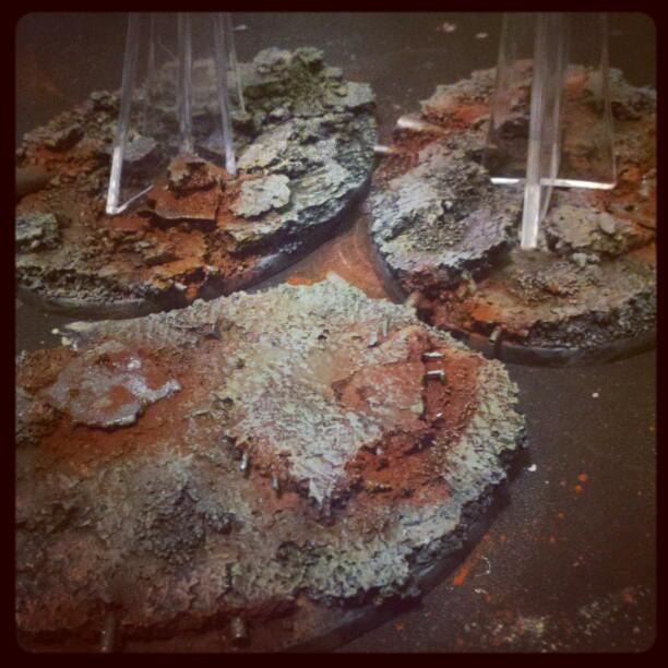 WIP Close-up of GK bases