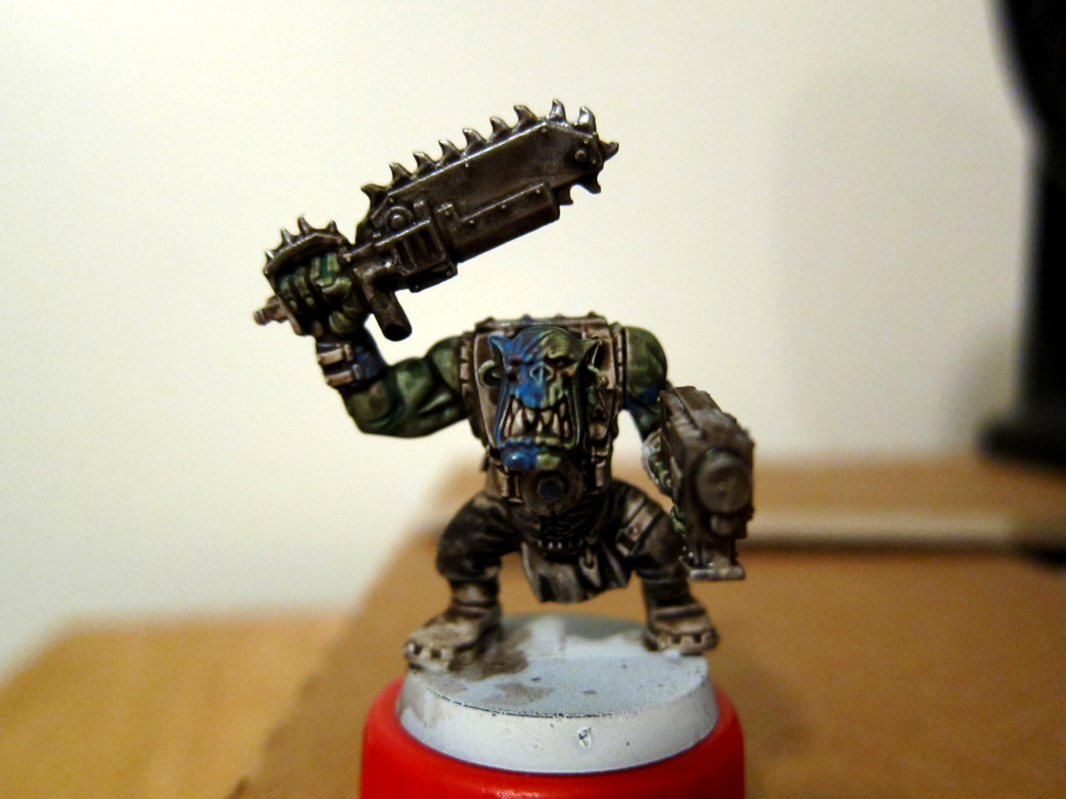 Boy, Deathskulls, First Time, Orks, Warhammer 40,000, Wash, Work In Progress