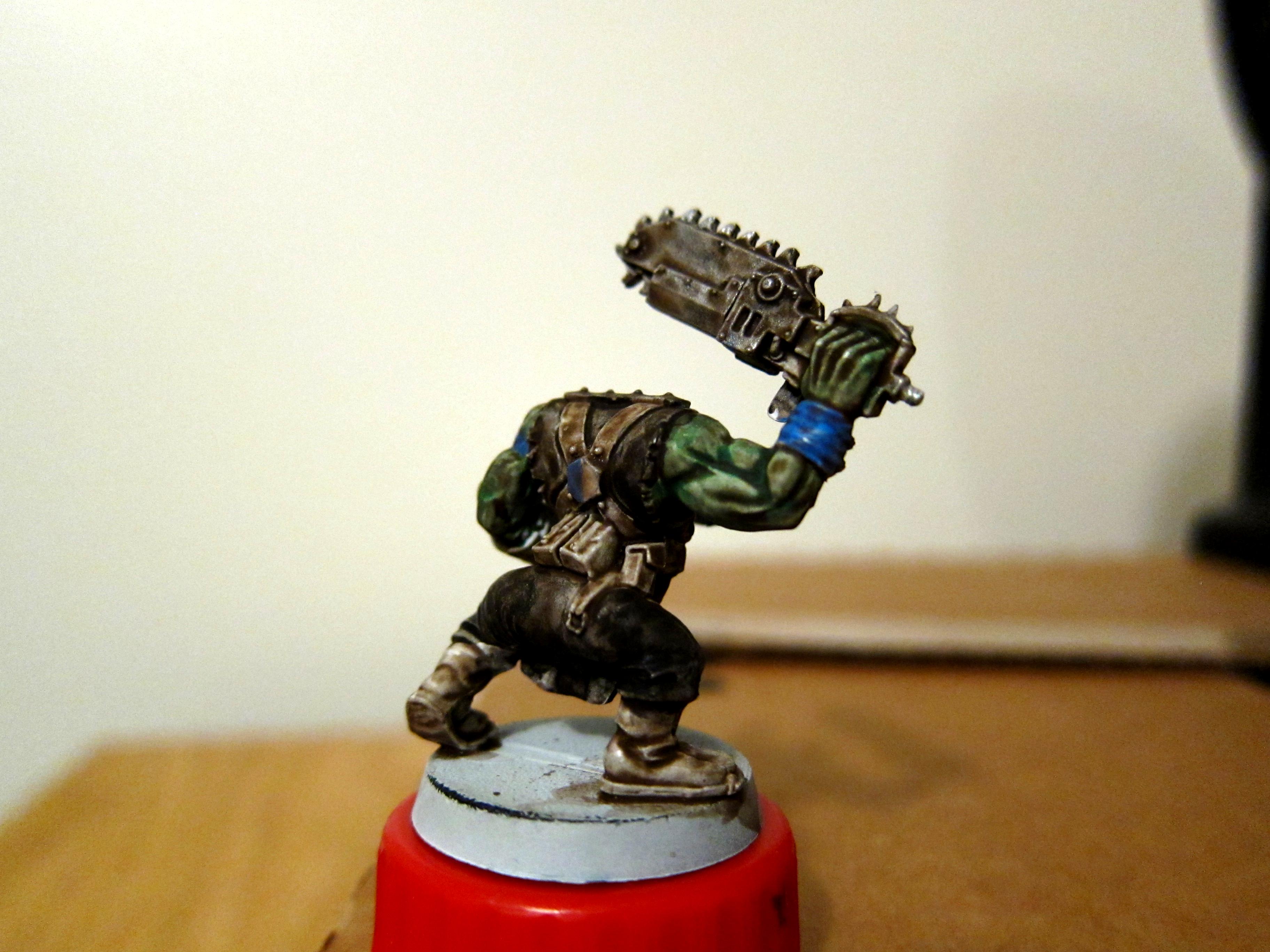 Boy, Deathskulls, First Time, Orks, Warhammer 40,000, Wash, Work In Progress