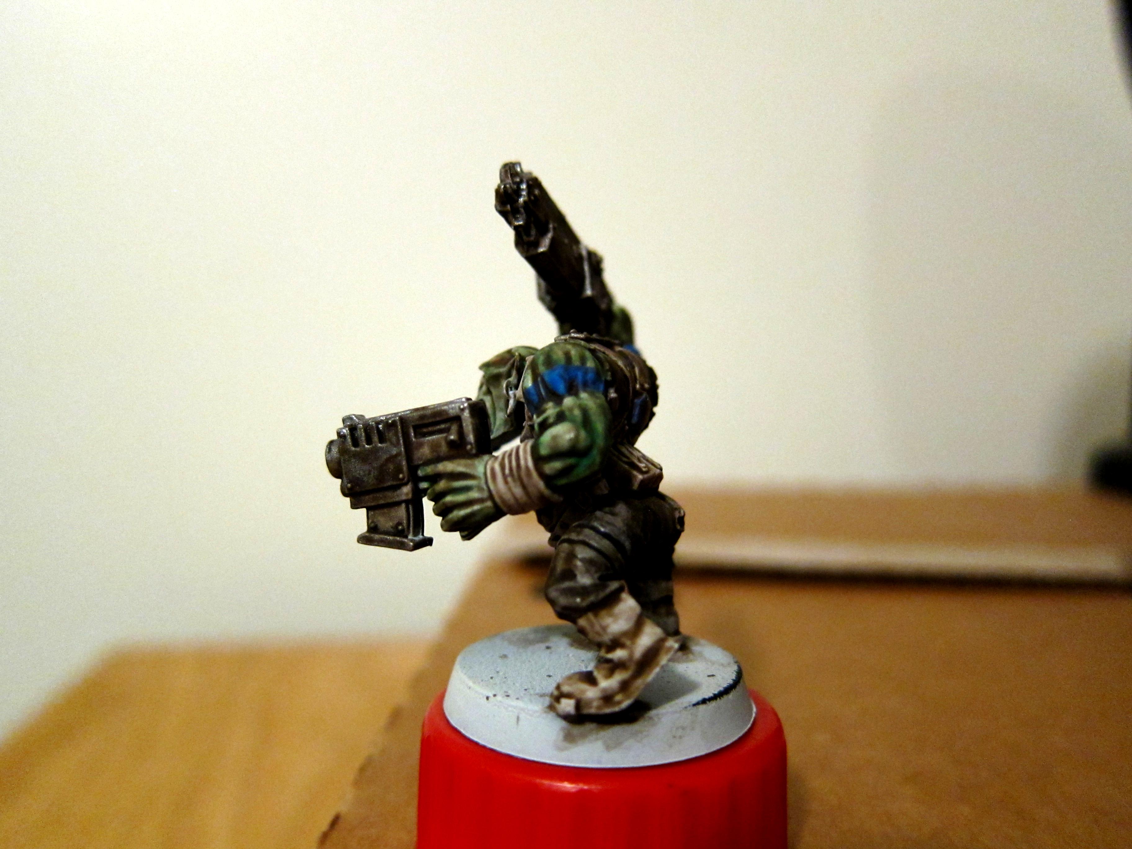 Boy, Deathskulls, First Time, Orks, Warhammer 40,000, Wash, Work In Progress